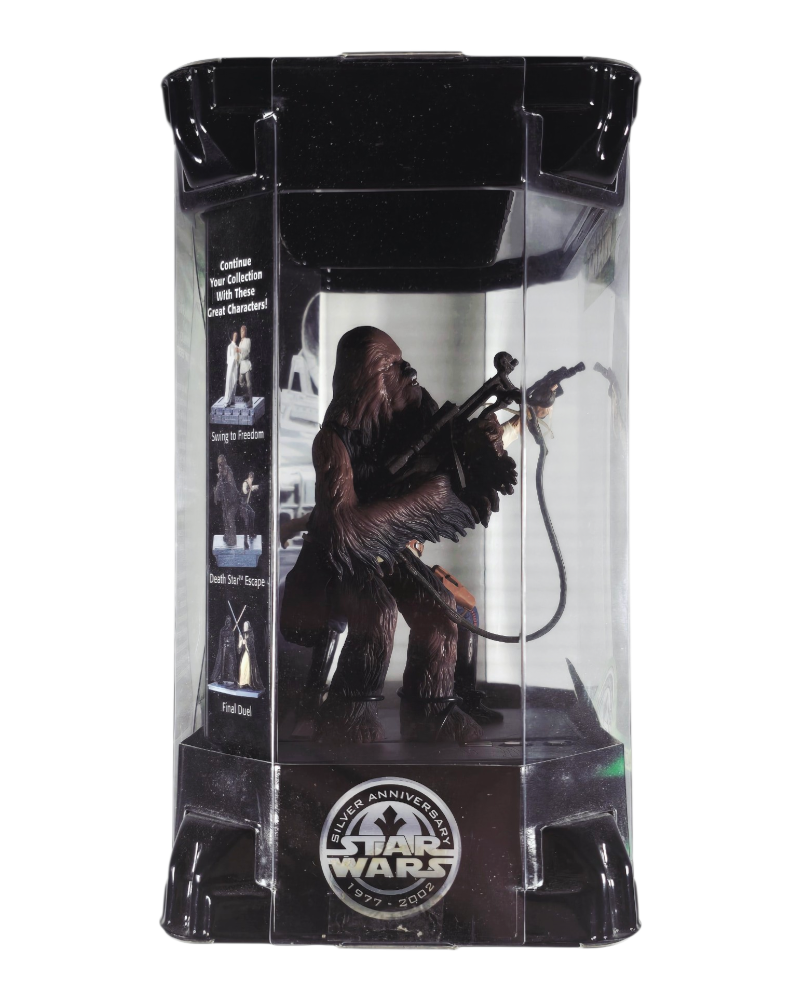 Star Wars Silver Anniversary Han Solo & Chewbacca Death Star Escape, Hasbro '01