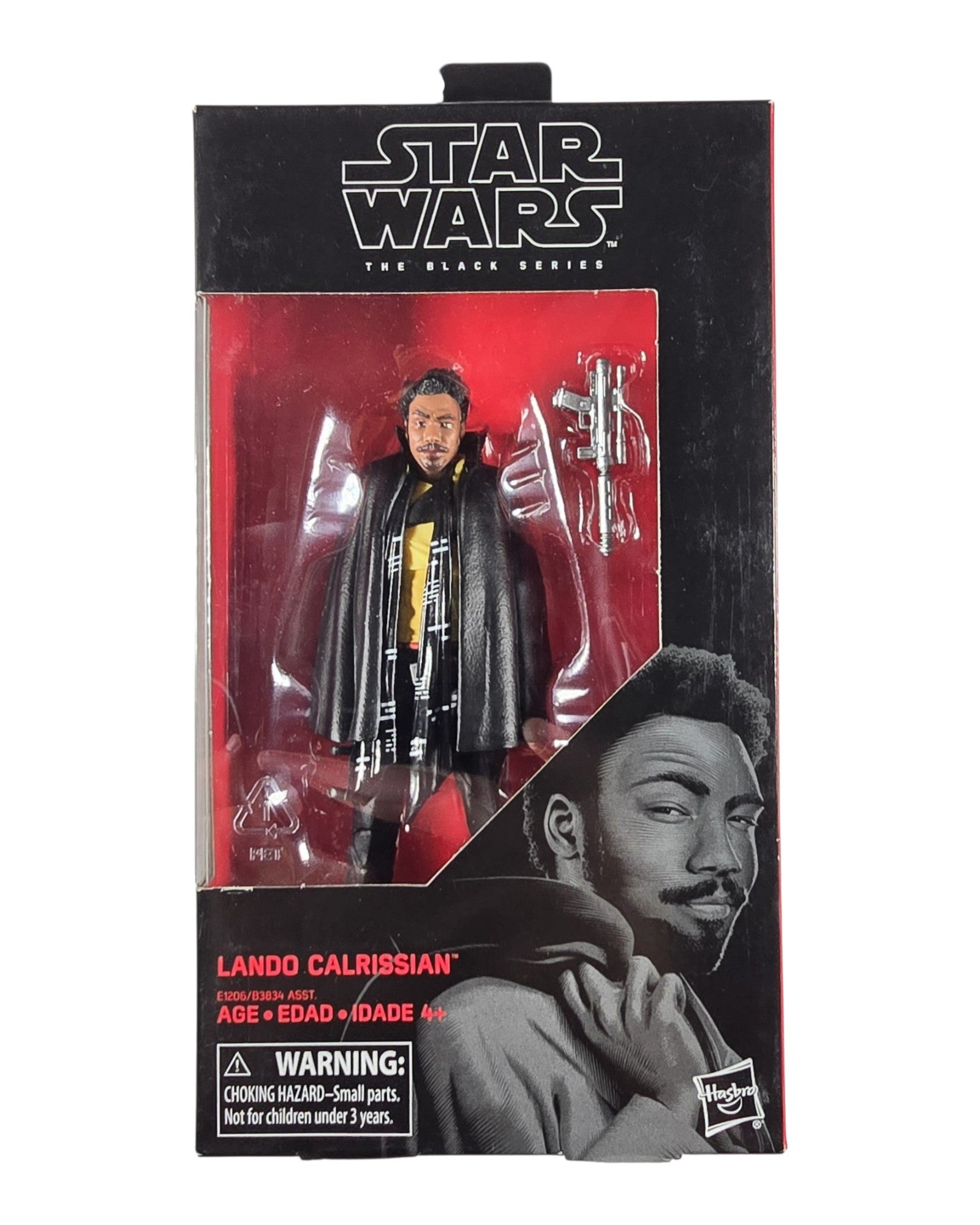 Star Wars The Black Series Solo Lot of 4: Lando, Qi'ra, Beckett, Vos, Hasbro '18: Lando Calrissian, front of package