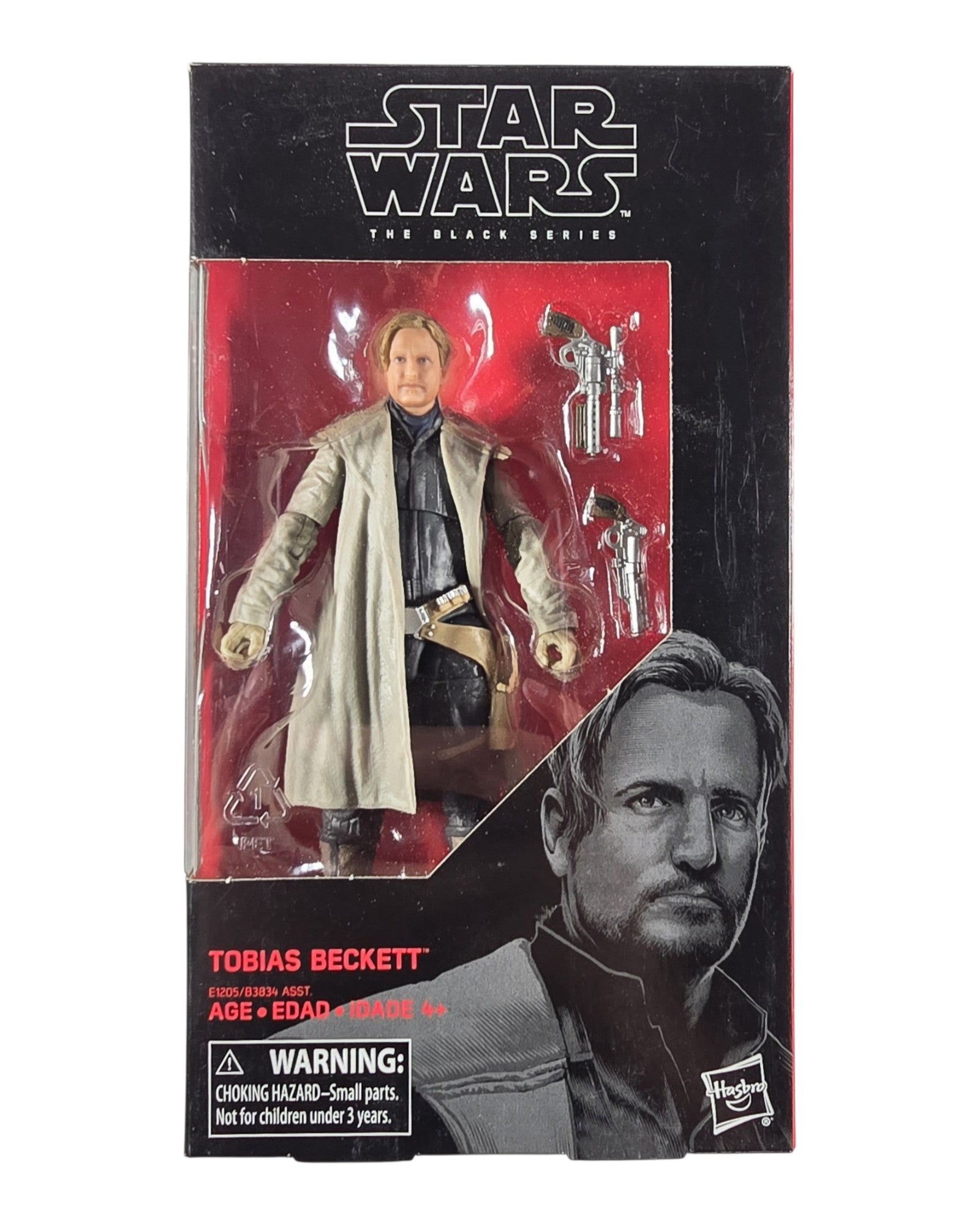 Star Wars The Black Series Solo Lot of 4: Lando, Qi'ra, Beckett, Vos, Hasbro '18: Tobias Beckett, front of package