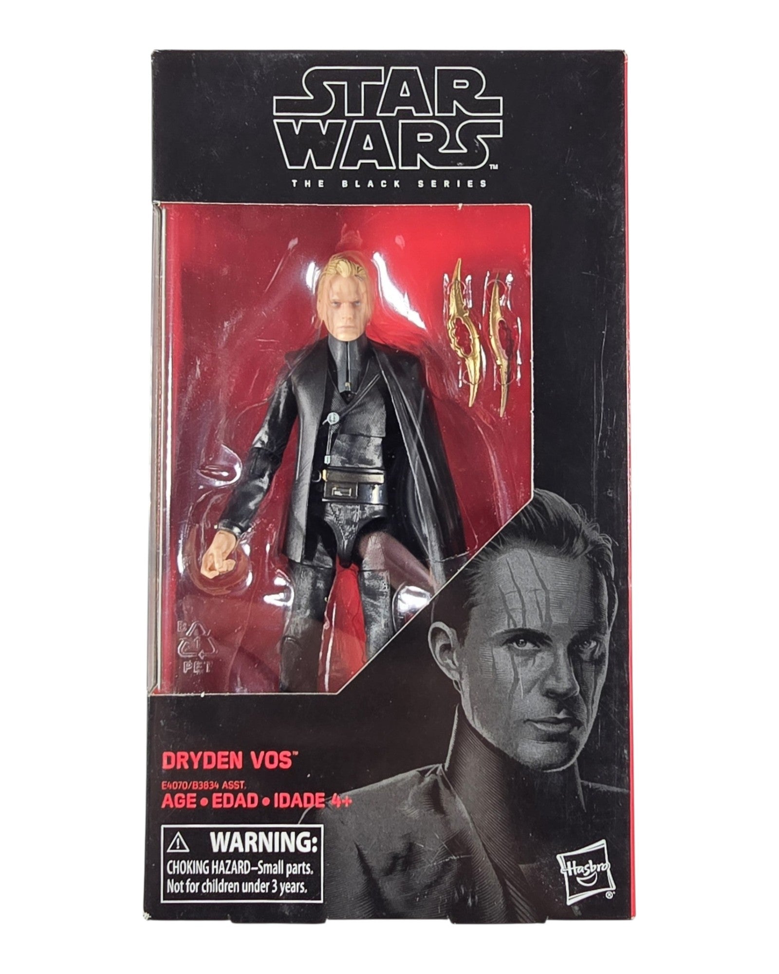 Star Wars The Black Series Solo Lot of 4: Lando, Qi'ra, Beckett, Vos, Hasbro '18: Dryden Vos, front of package