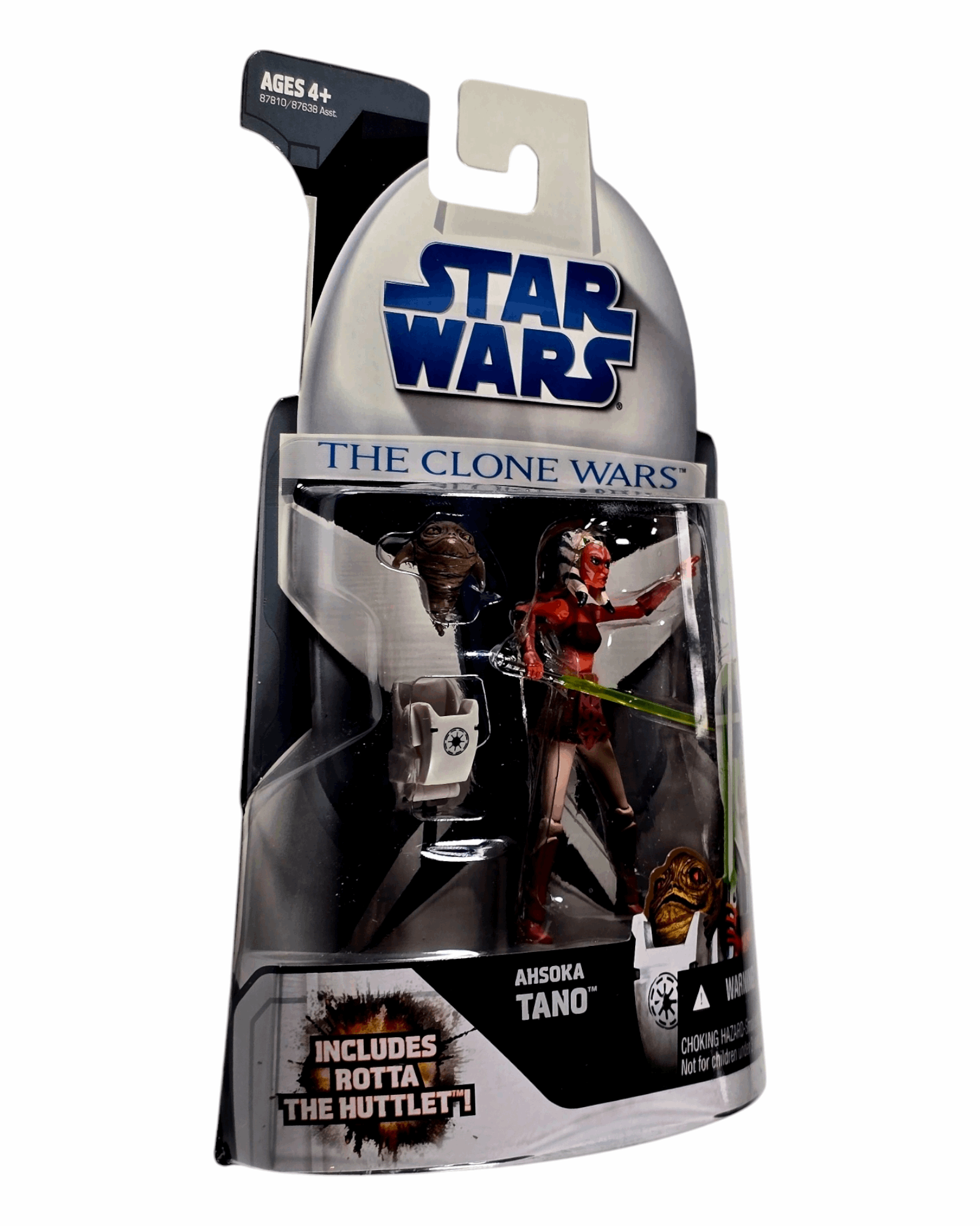 Star Wars The Clone Wars Ahsoka Tano with Rotta the Huttlet, Hasbro '08