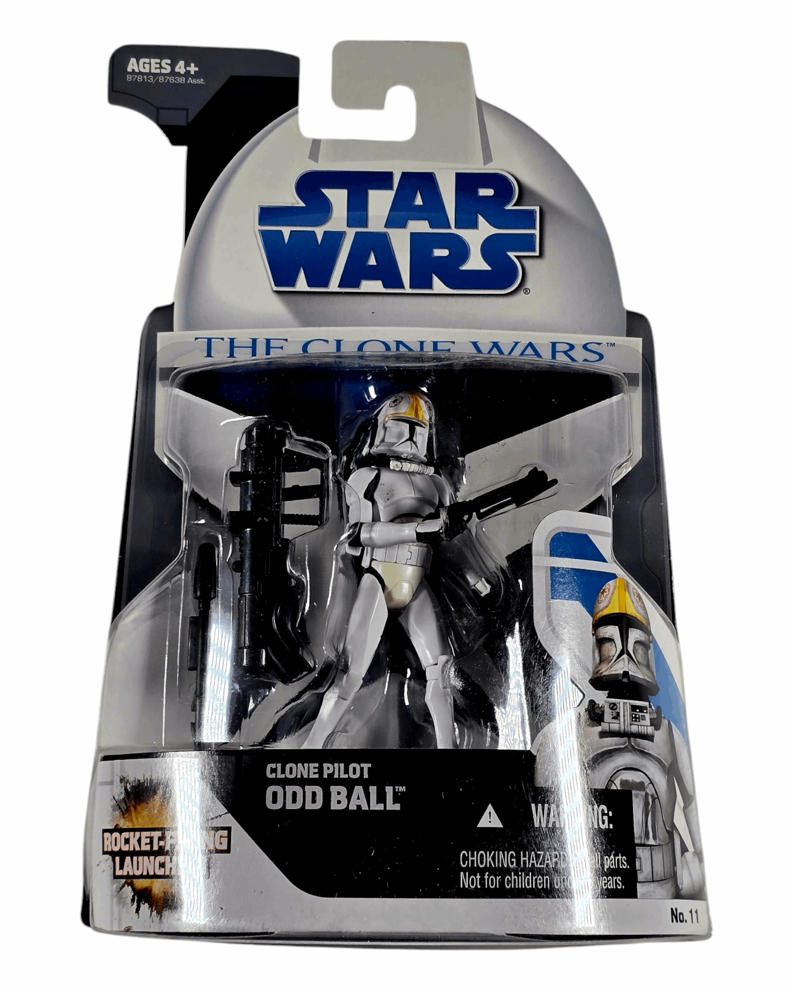 Star Wars The Clone Wars #11 Clone Pilot Odd Ball, Hasbro '08