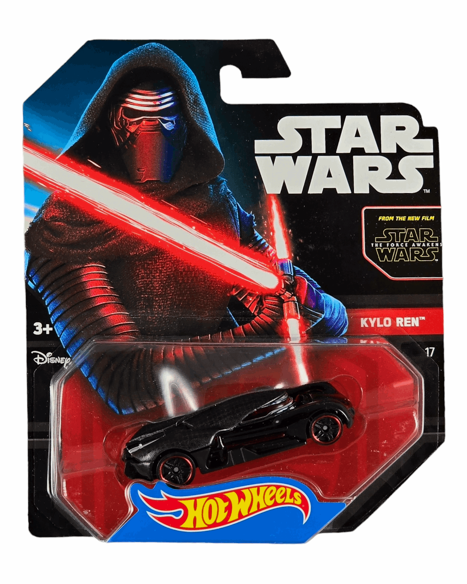 Star Wars The Force Awakens Kylo Ren Car, Hot Wheels, Mattel '15