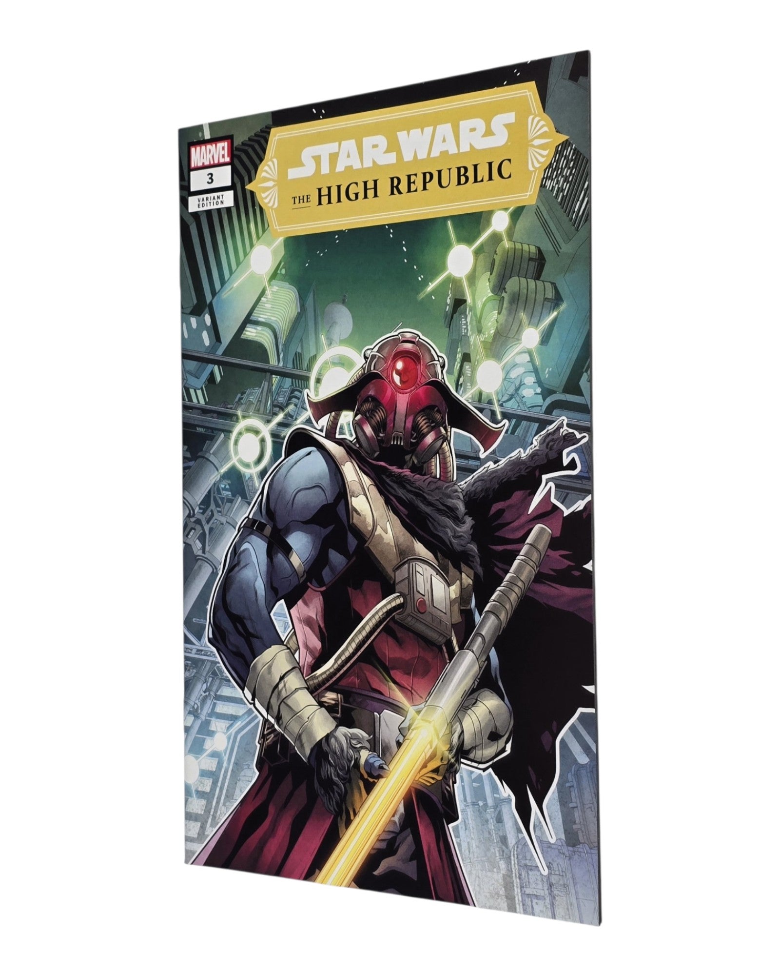 Star Wars: The High Republic #3, Wanted Comix Excl, Will Sliney, Marvel '21 — front cover, fore edge