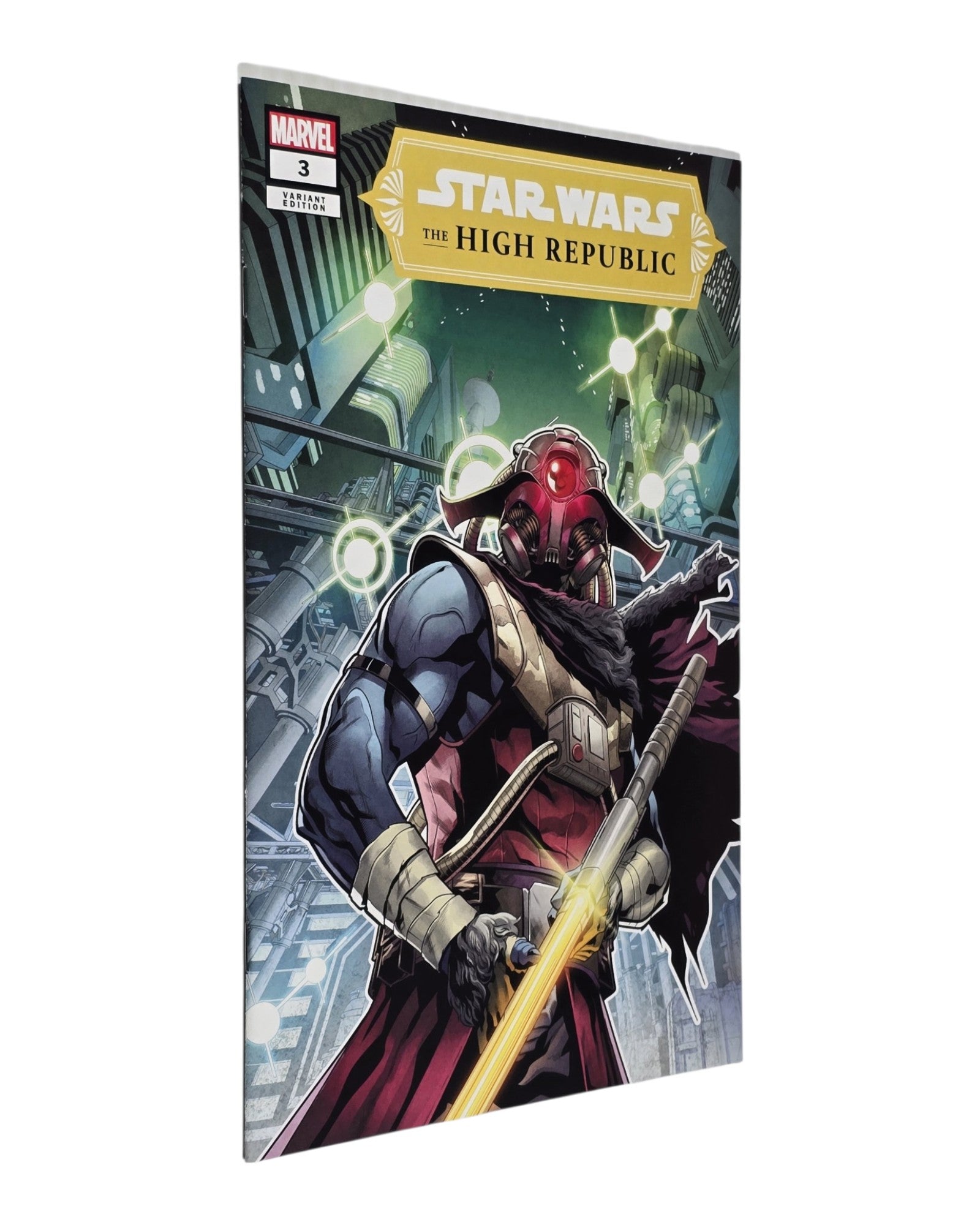 Star Wars: The High Republic #3, Wanted Comix Excl, Will Sliney, Marvel '21 — front cover, spine edge
