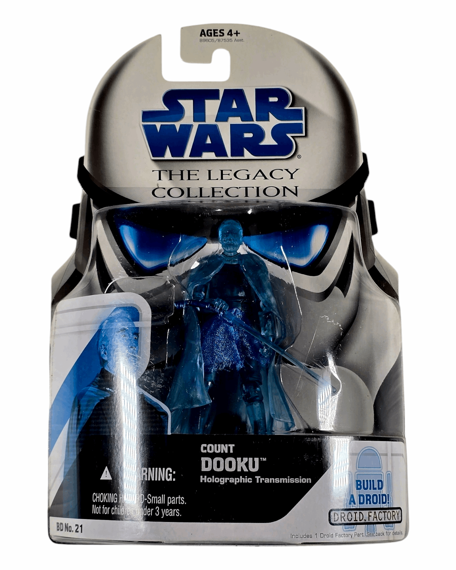 Star Wars The Legacy Collection #BD21 Count Dooku, Holographic, Hasbro '08
