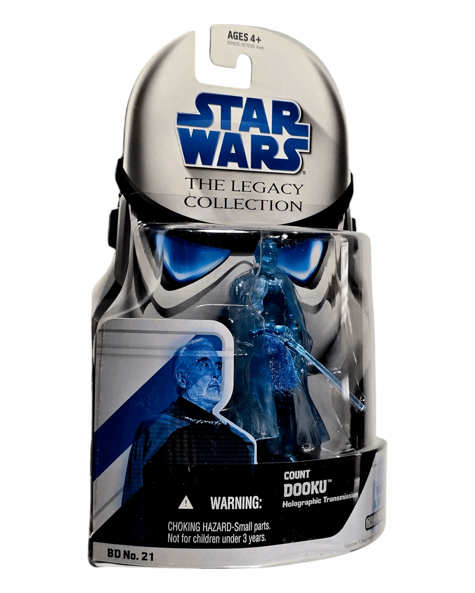 Star Wars The Legacy Collection #BD21 Count Dooku, Holographic, Hasbro '08