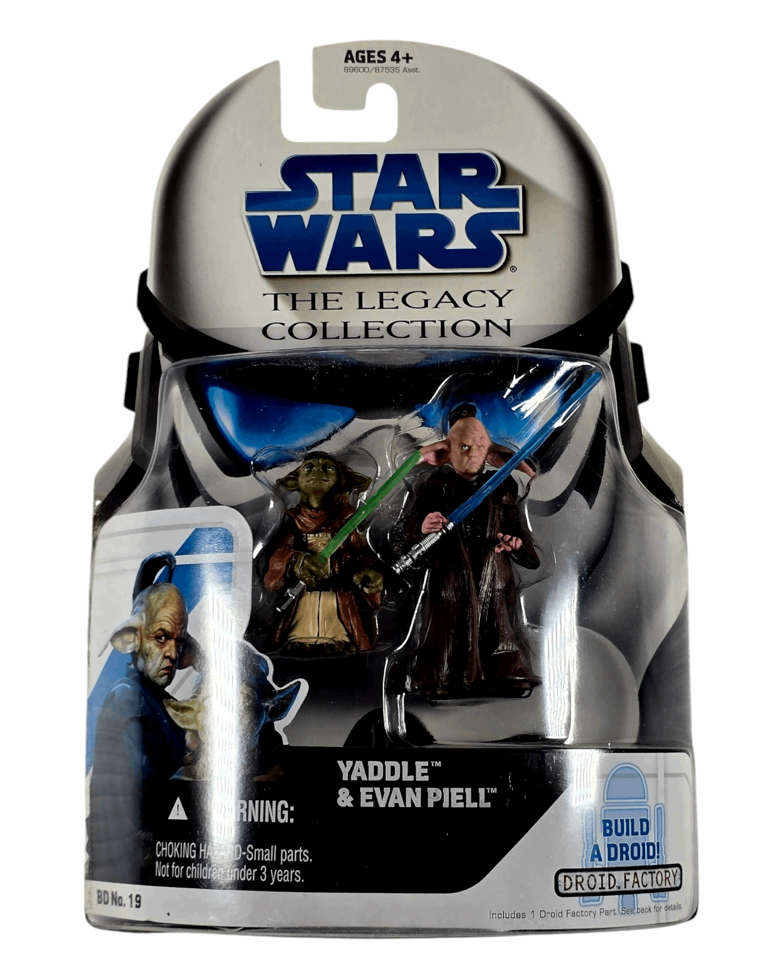 Star Wars The Legacy Collection #BD19 Yaddle & Evan Piell, Hasbro '08