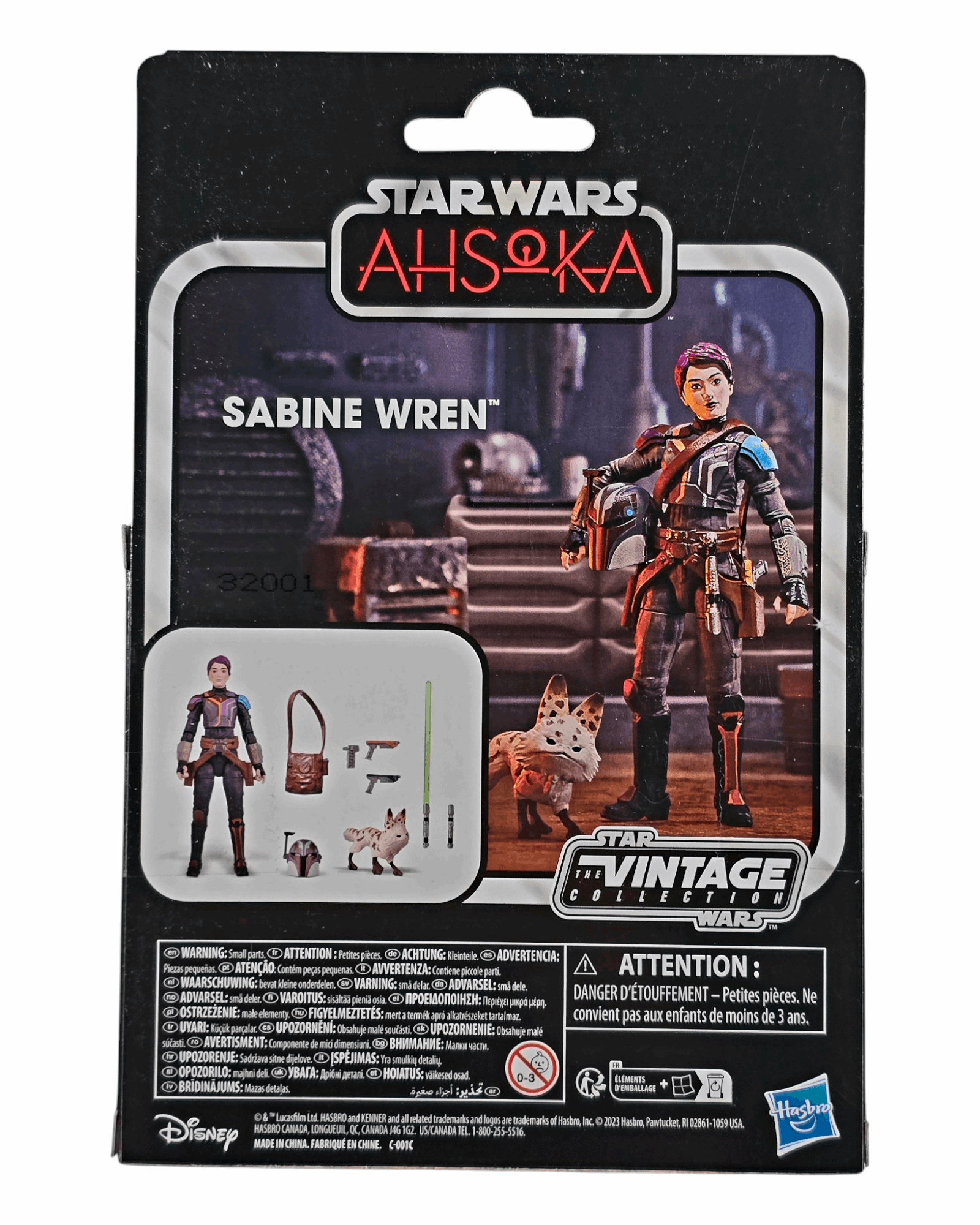 Star Wars TVC Ahsoka, Sabine Wren with Loth-Cat, Hasbro '23