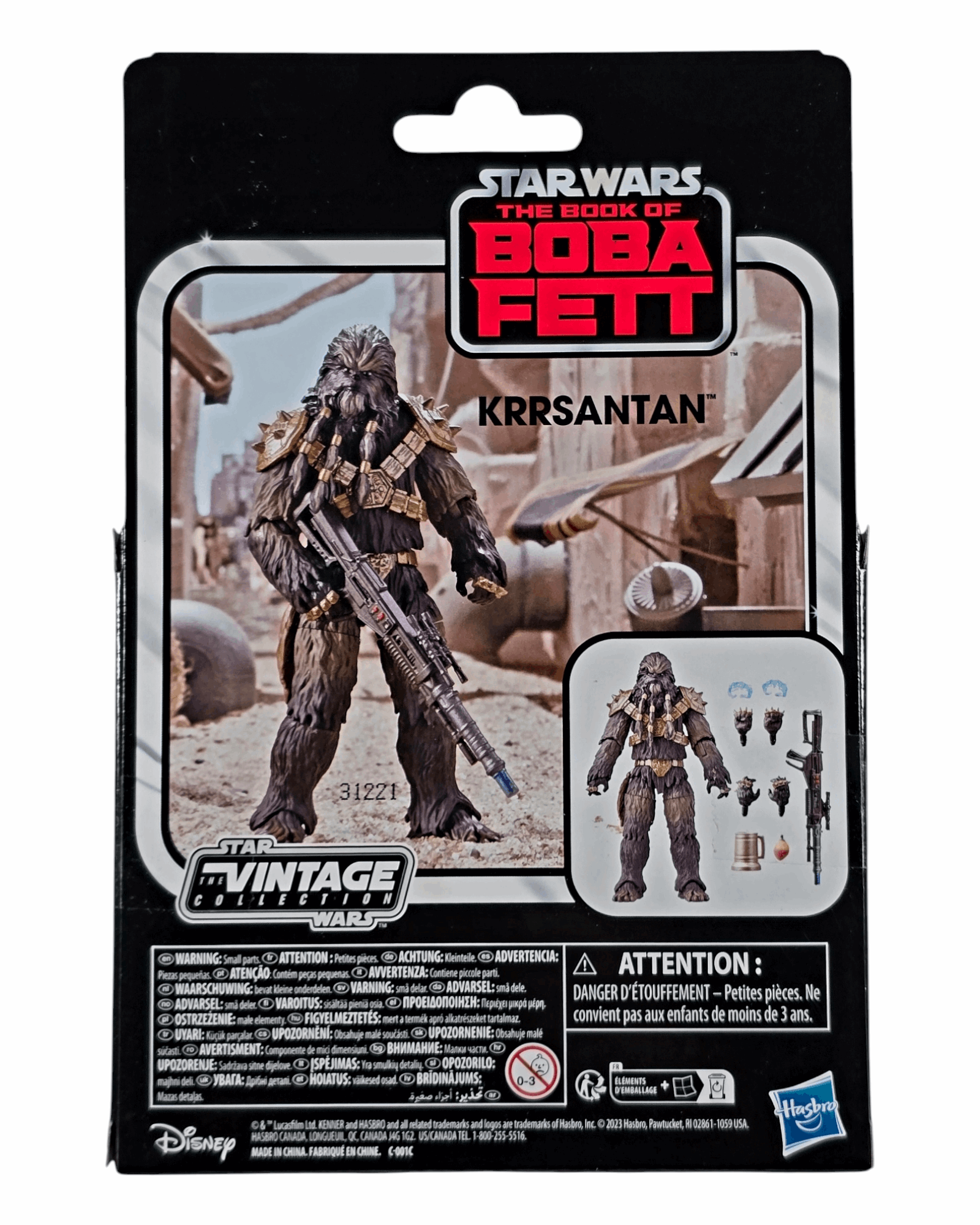 Star Wars TVC Krrsantan, The Book of Boba Fett, Hasbro '23