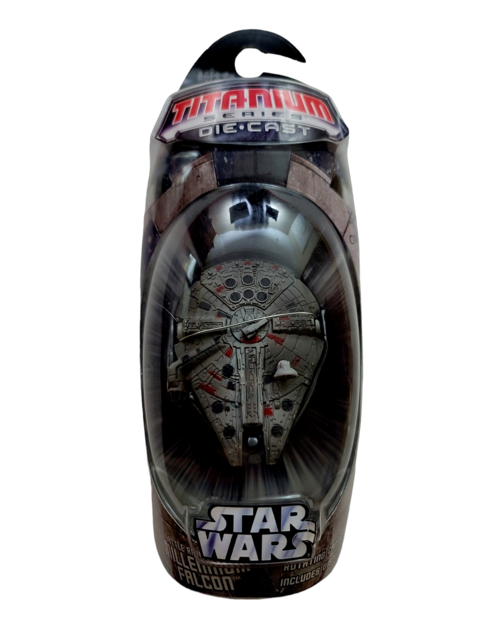Star Wars Micro Machines Titanium Series Battle Ravaged Millennium Falcon