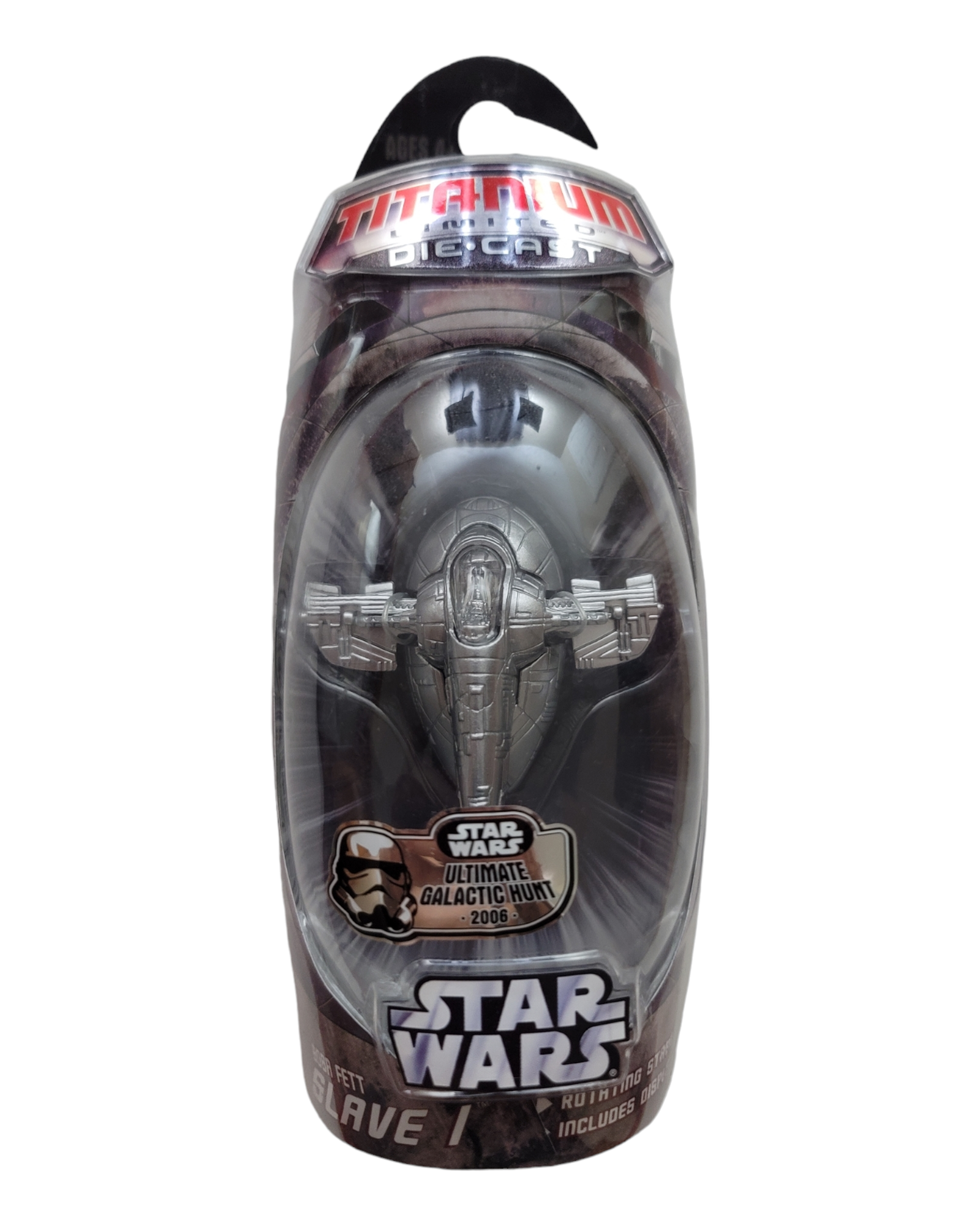 Star Wars Micro Machines Titanium Series Slave I, Ultimate Galactic Hunt, Hasbro '06