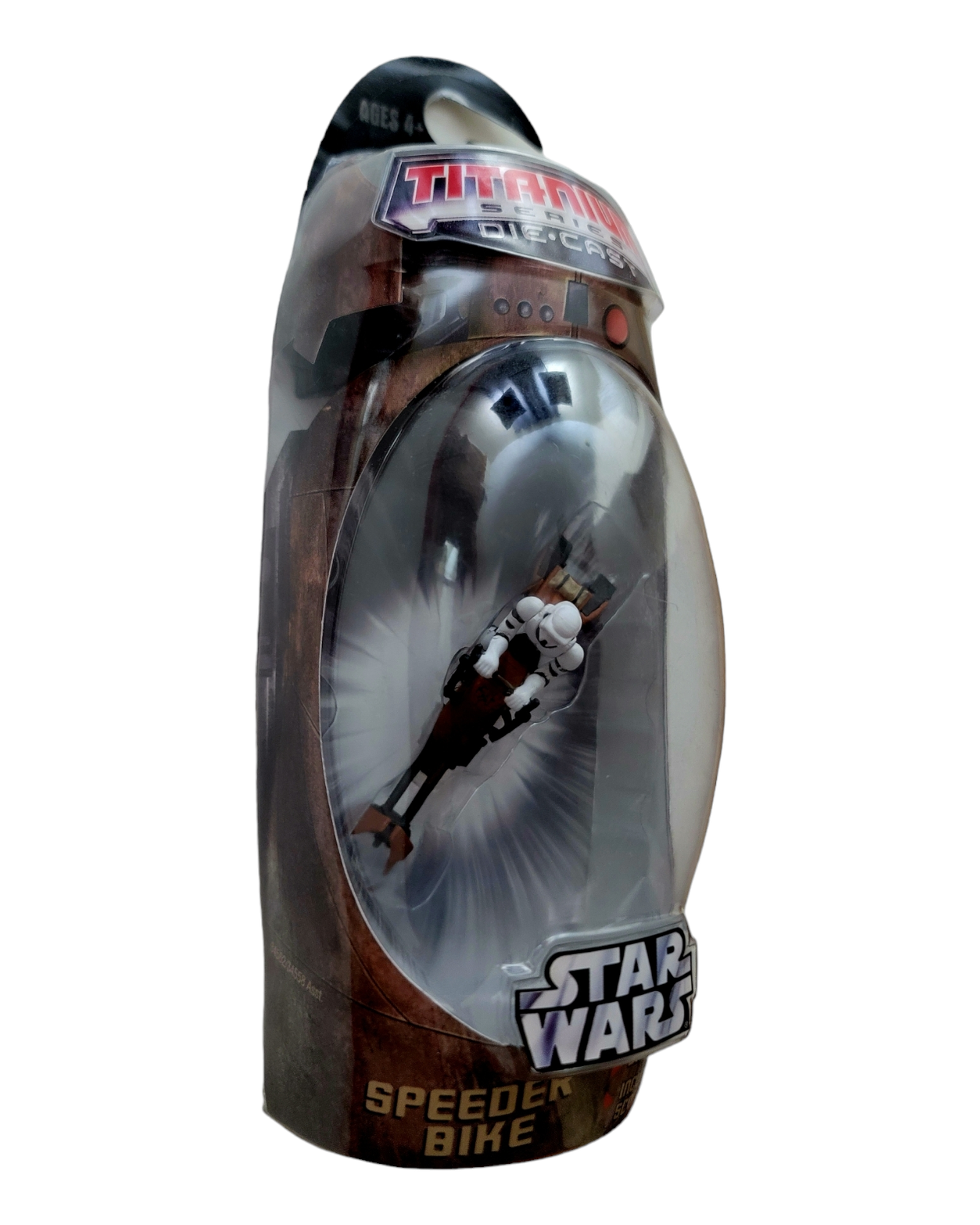 Star Wars Micro Machines Titanium Series Speeder Bike, Hasbro '05