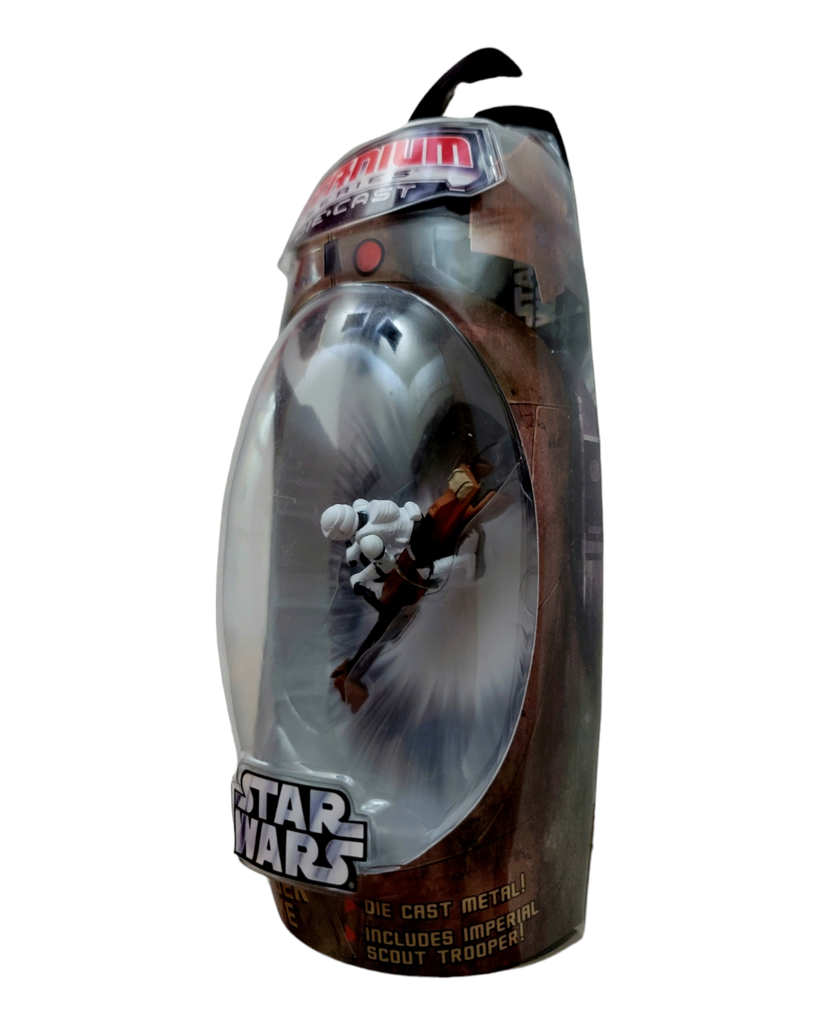 Star Wars Micro Machines Titanium Series Speeder Bike, Hasbro '05