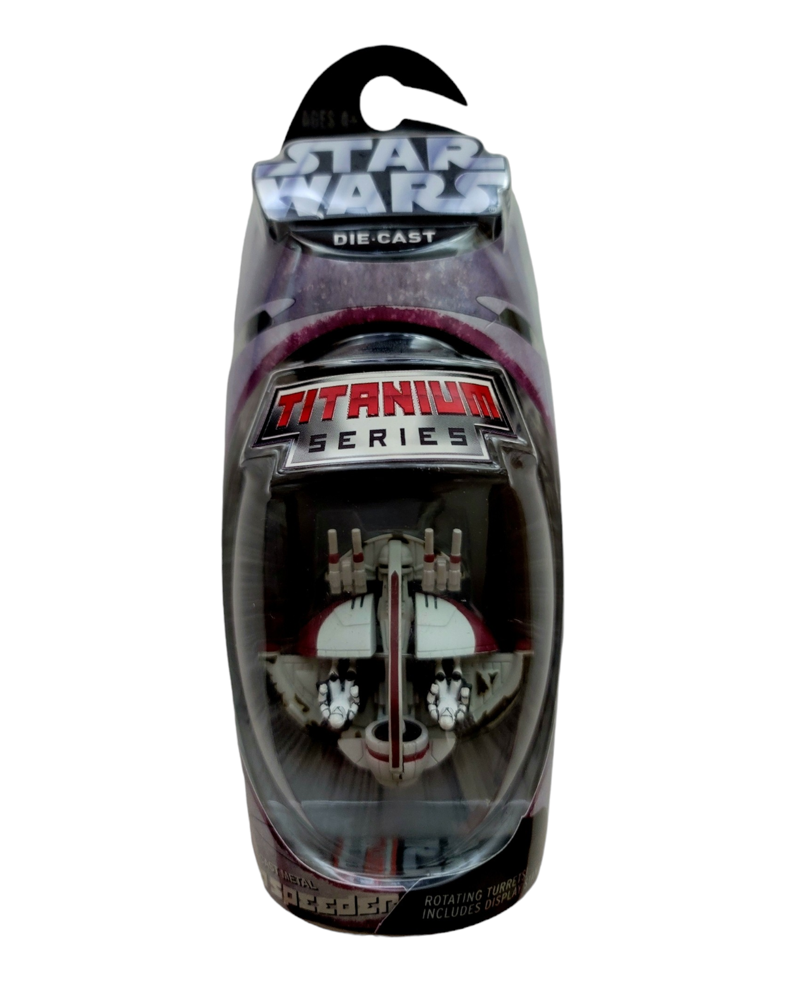 Star Wars Micro Machines Titanium Series Swamp Speeder, Hasbro '05