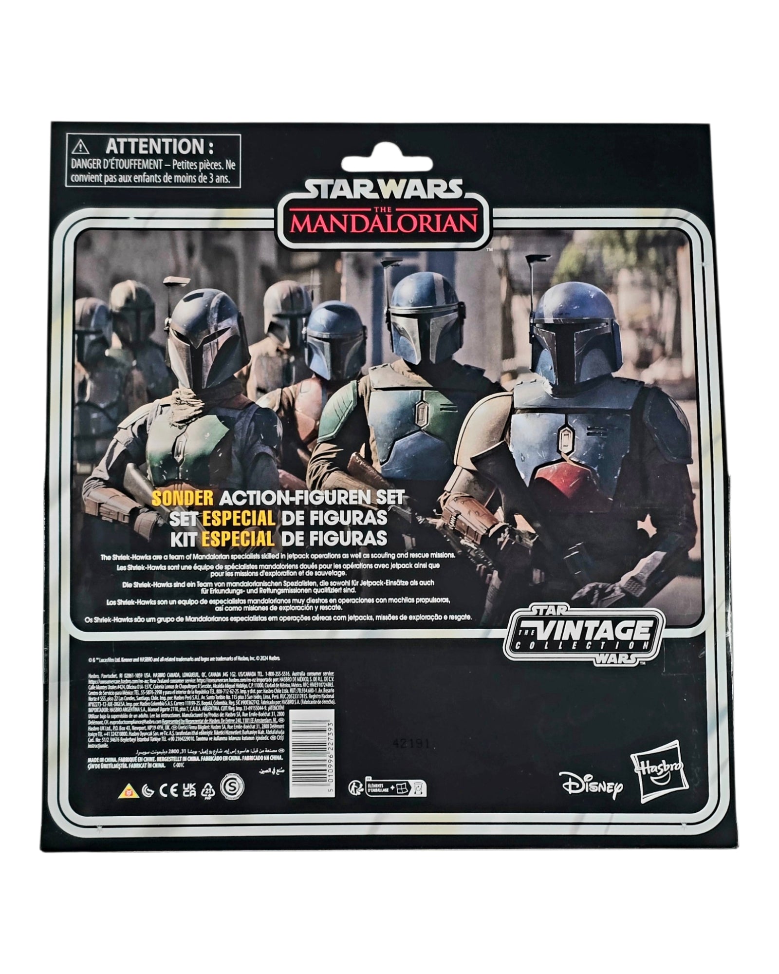 Star Wars Vintage Collection Mandalorian Shriek-Hawks 4-Pack, Hasbro '24