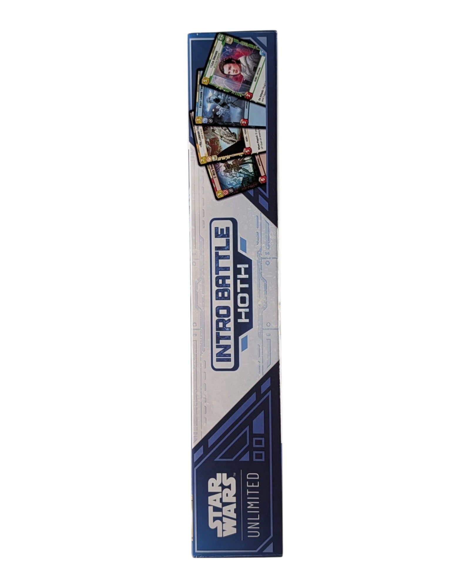 Star Wars: Unlimited Intro Battle: Hoth, Starter Set, Fantasy Flight '25, Sealed — right edge of package