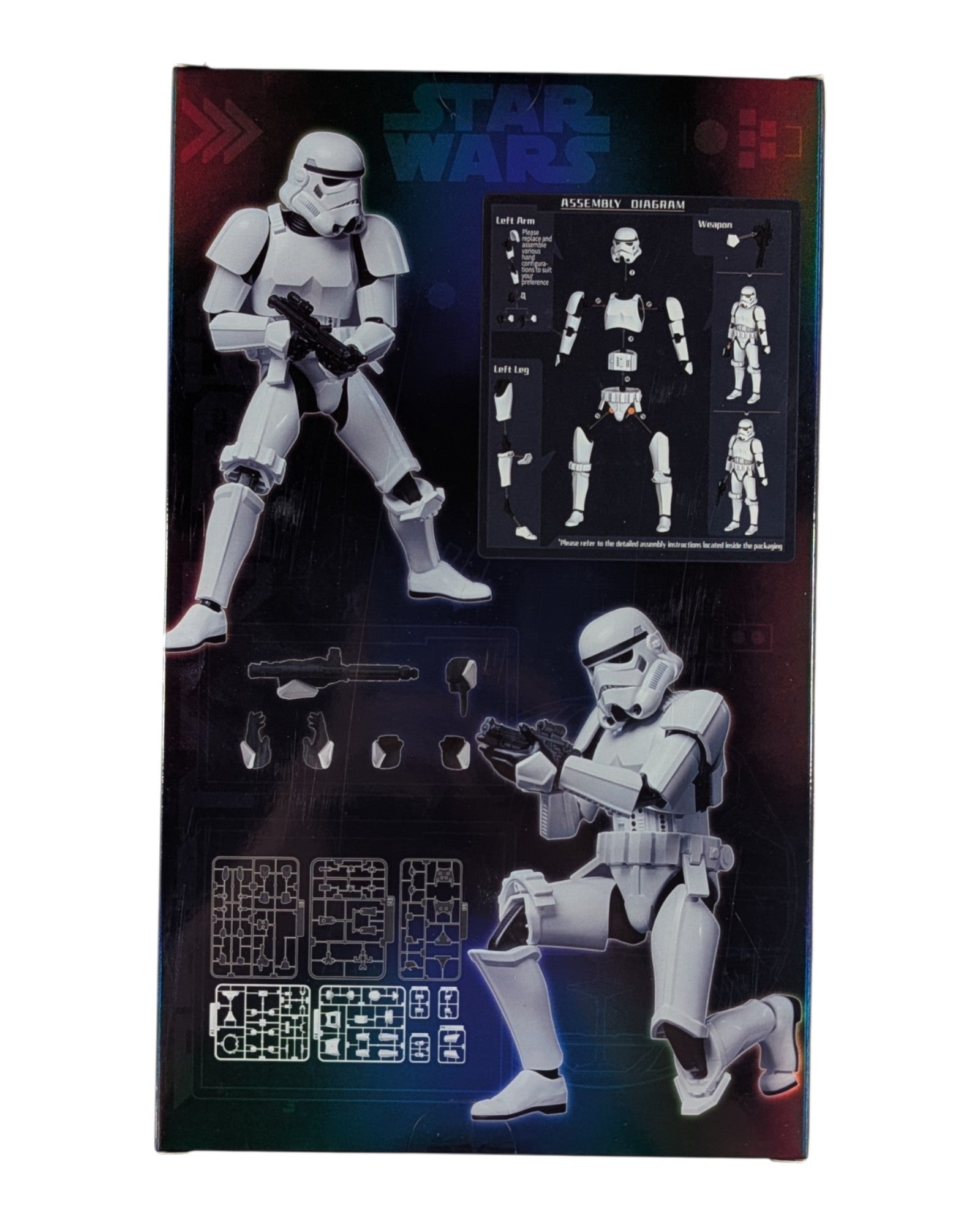 Star Wars Champion Class Stormtrooper, Blokees '26 — back of package