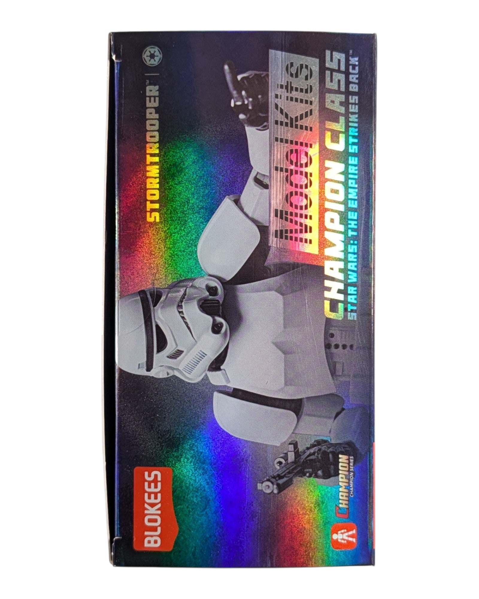 Star Wars Champion Class Stormtrooper, Blokees '26 — top of package