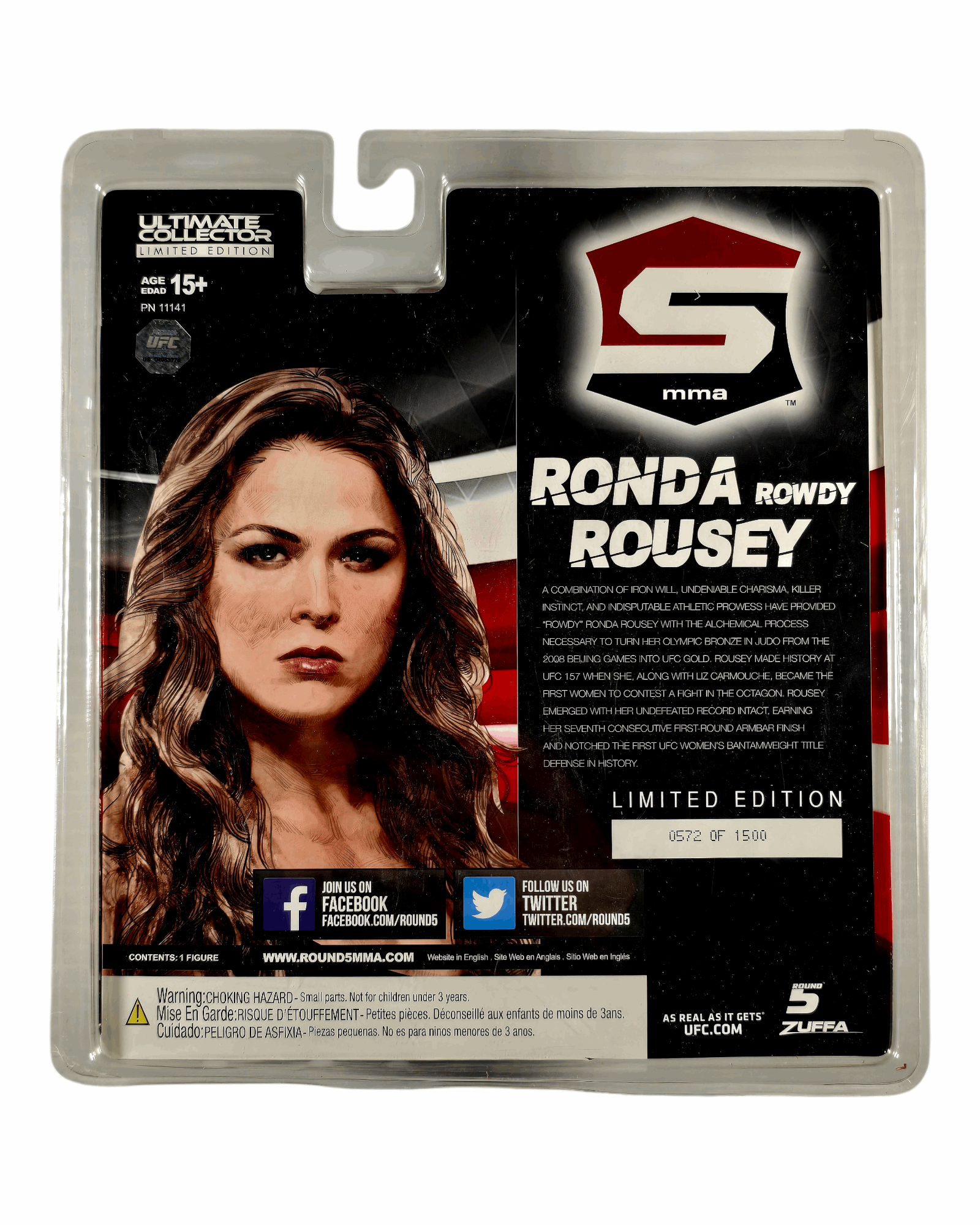 Strikeforce Ultimate Collector Ronda "Rowdy" Rousey, Round 5