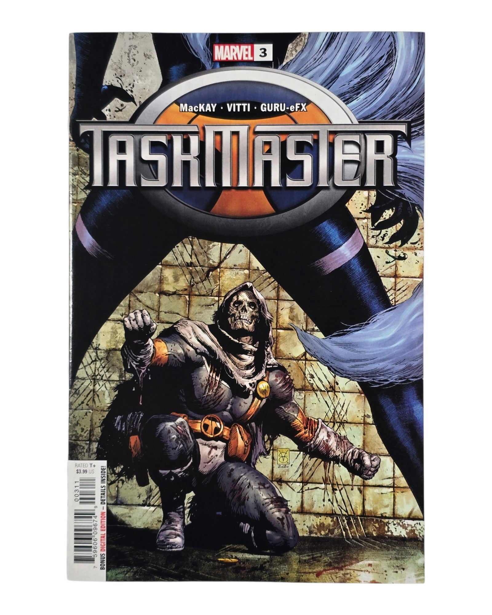 Taskmaster Vol. 3 #3A, Valerio Giangiordano Cover, Marvel '21