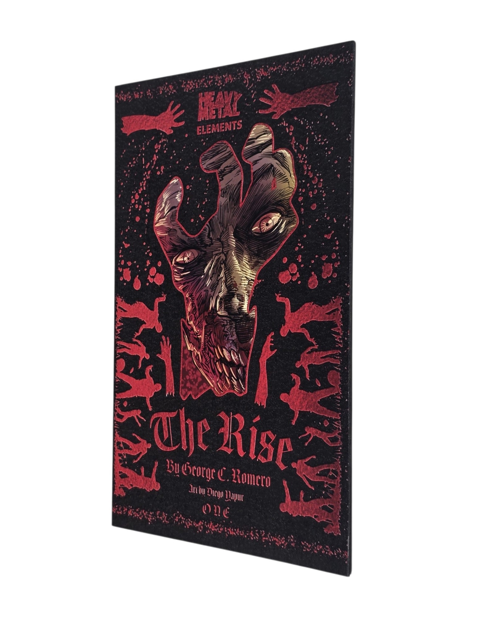 The Rise #1A, HM Publications '21 — front cover, fore edge