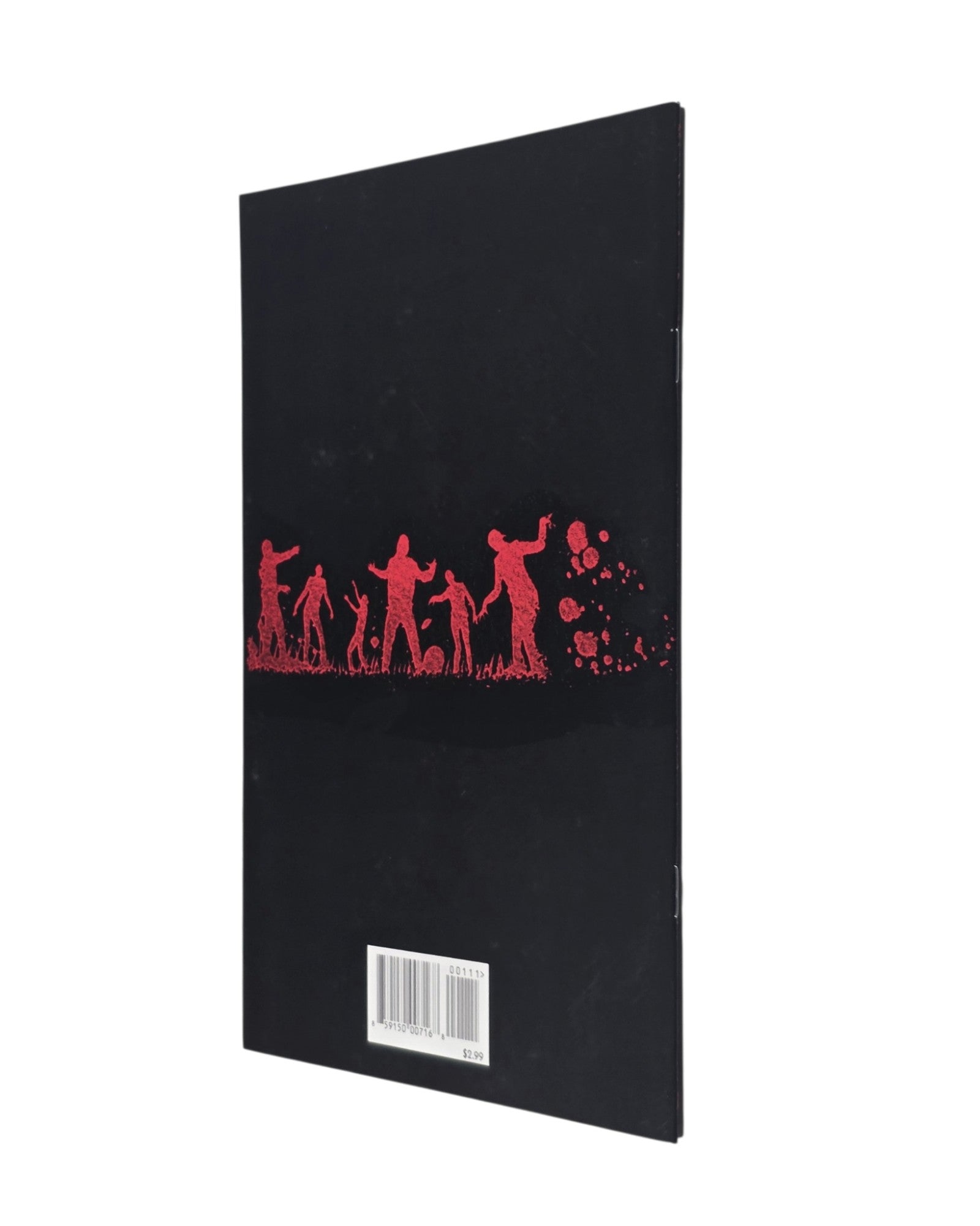 The Rise #1A, HM Publications '21 — back cover, spine edge
