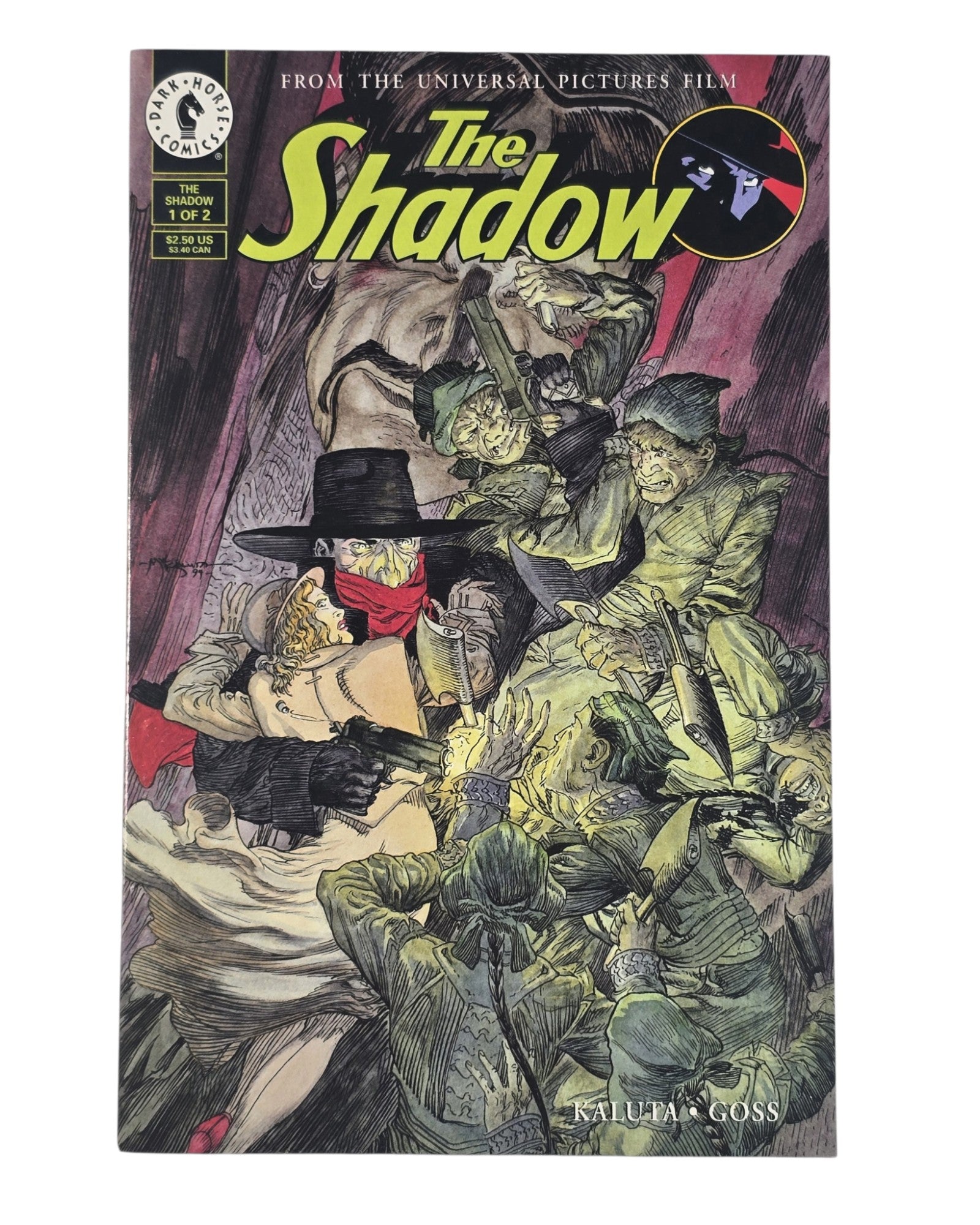 The Shadow Vol. 4 #1 (of 2), Michael William Kaluta Cover, Dark Horse '94