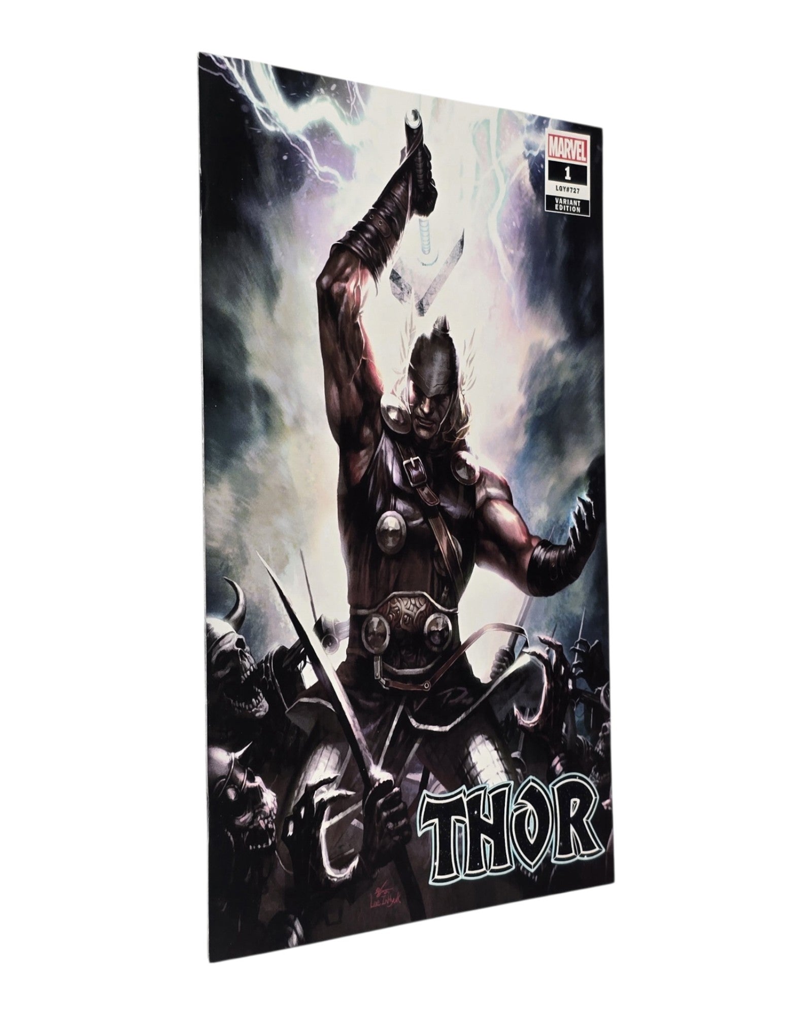 Thor Vol. 6 #1, Frankie's Comics InHyuk Lee Excl, Marvel '20 — front cover, spine edge