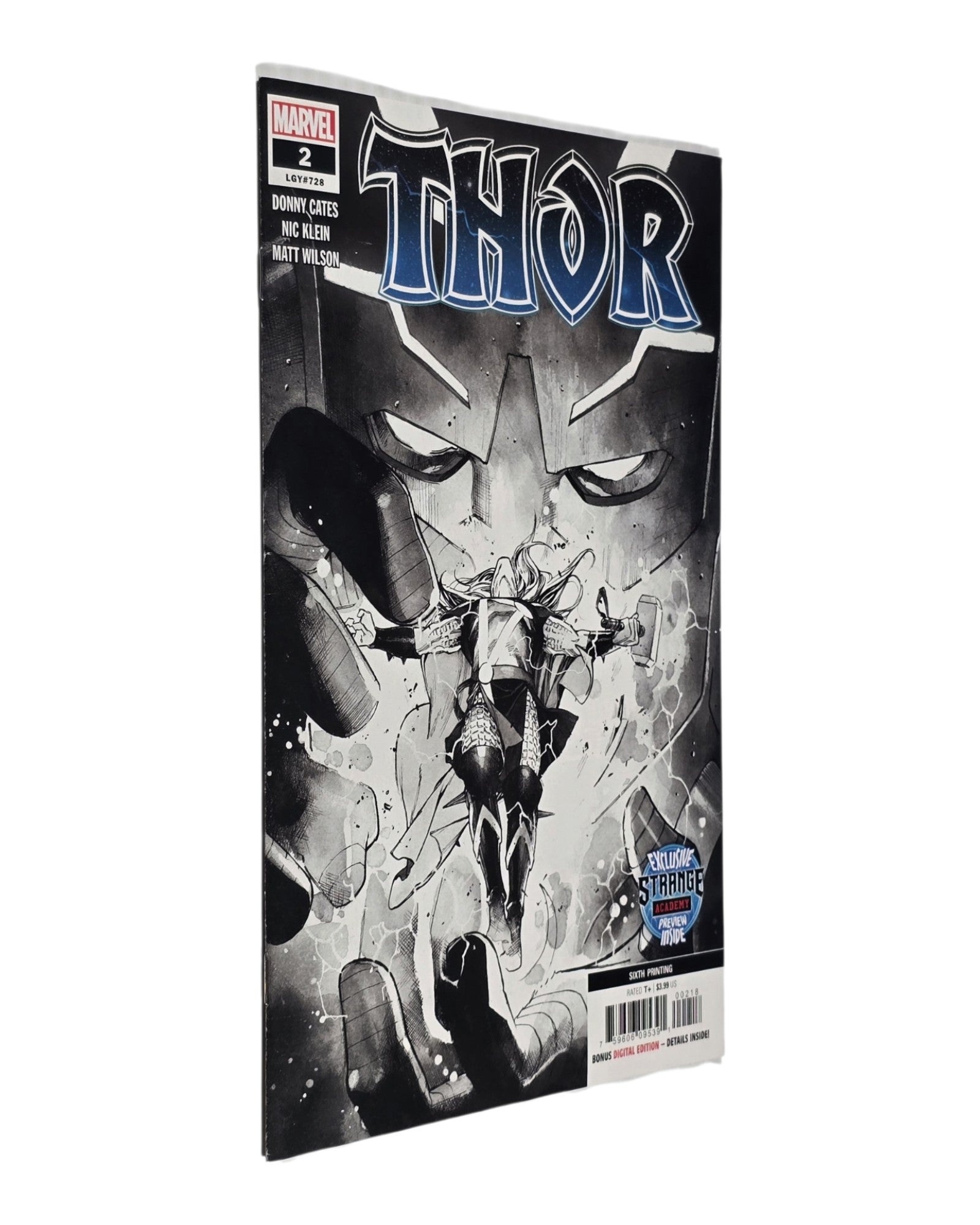 Thor Vol. 6 #2, 6th Print, Marvel '20 — front cover, spine edge