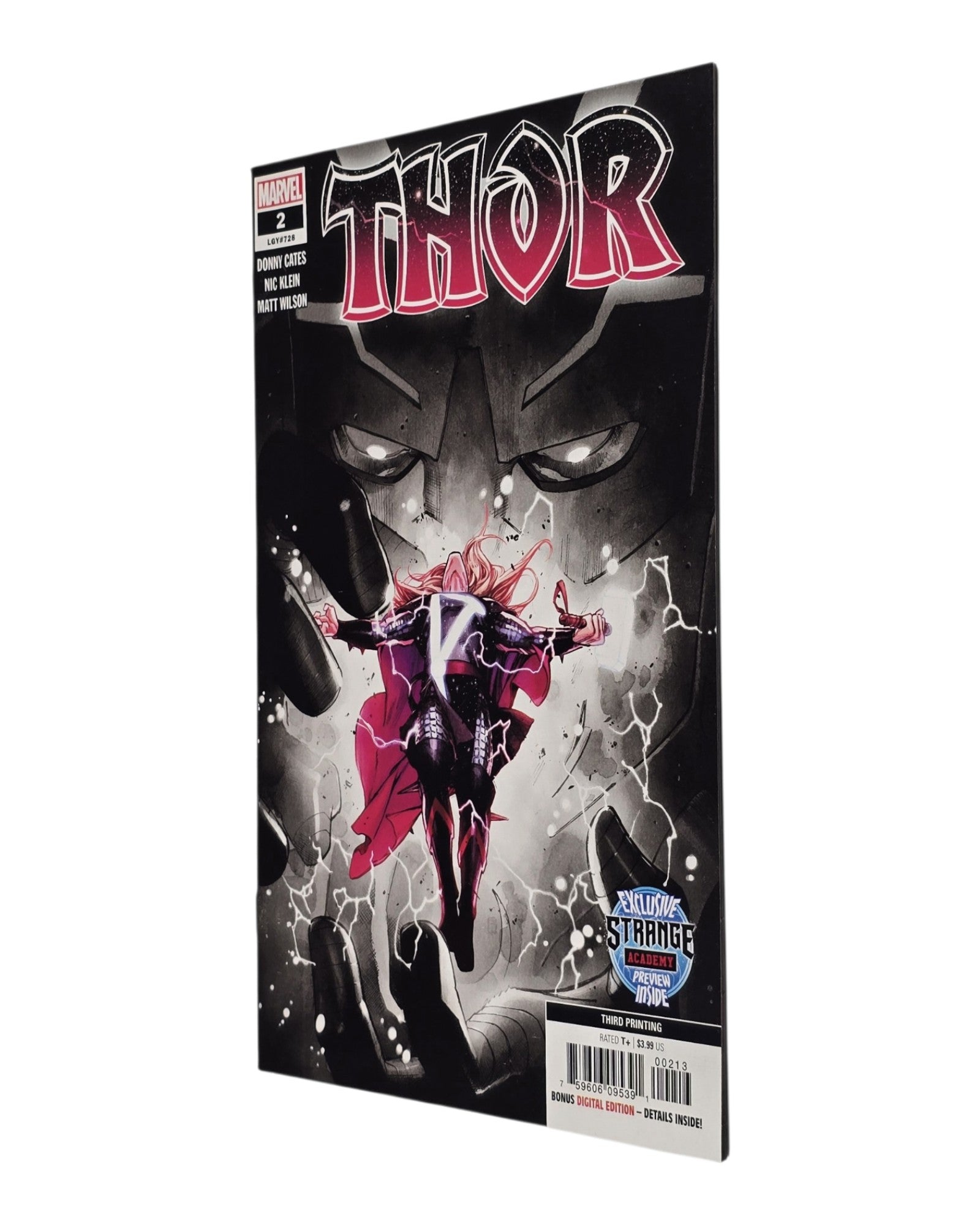 Thor Vol. 6 #2E, Olivier Coipel Cover, 3rd Print, Marvel '20 — front cover, fore edge