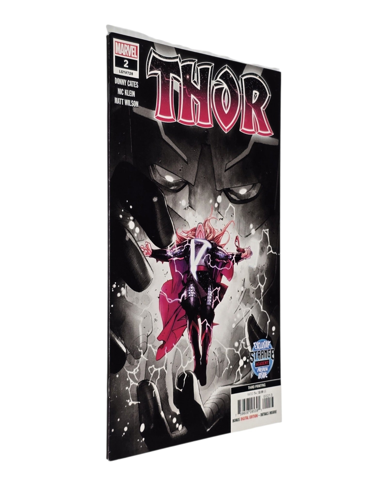 Thor Vol. 6 #2E, Olivier Coipel Cover, 3rd Print, Marvel '20 — front cover, spine edge