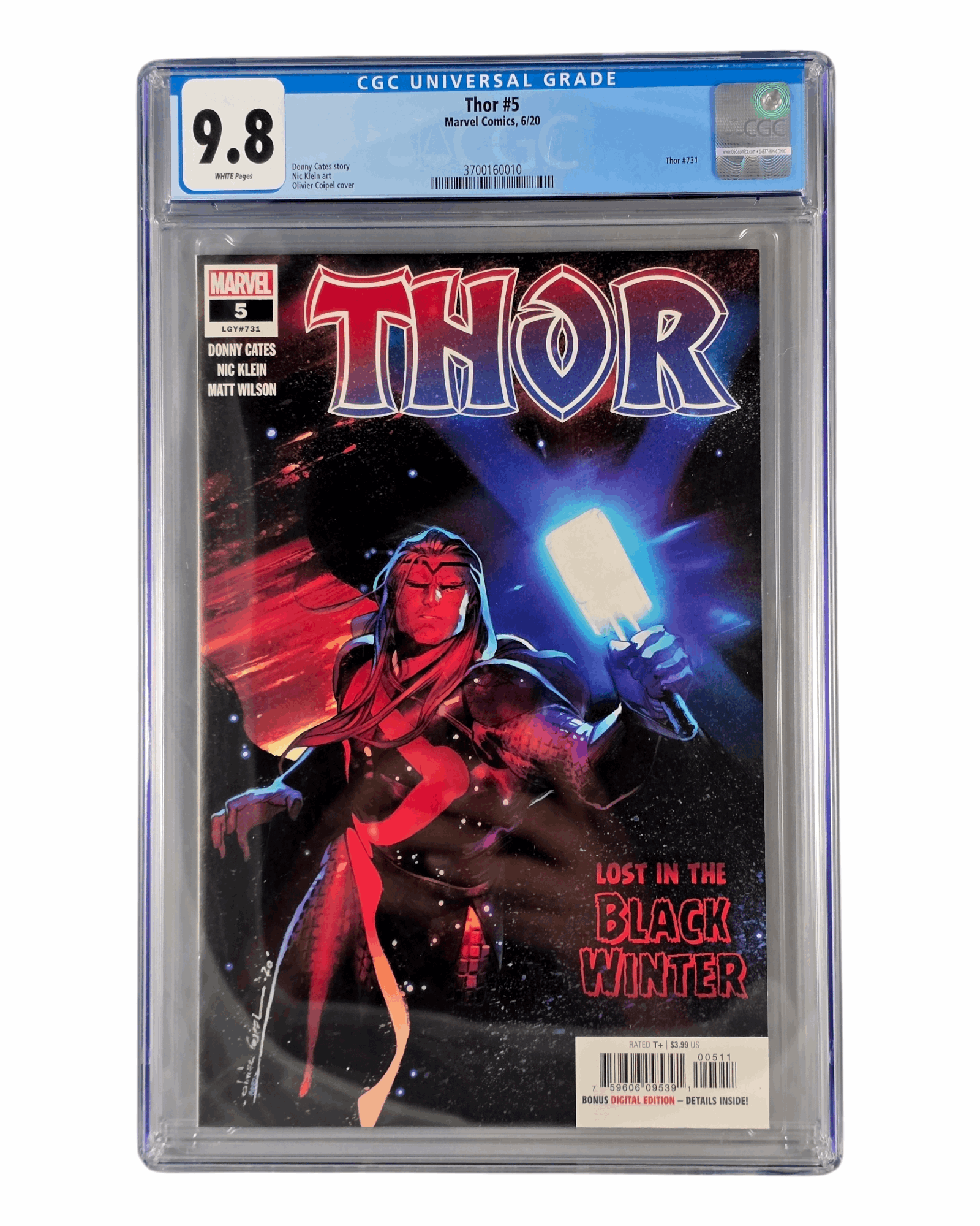 Thor Vol.6 #5A, CGC 9.8 (10), Marvel '20