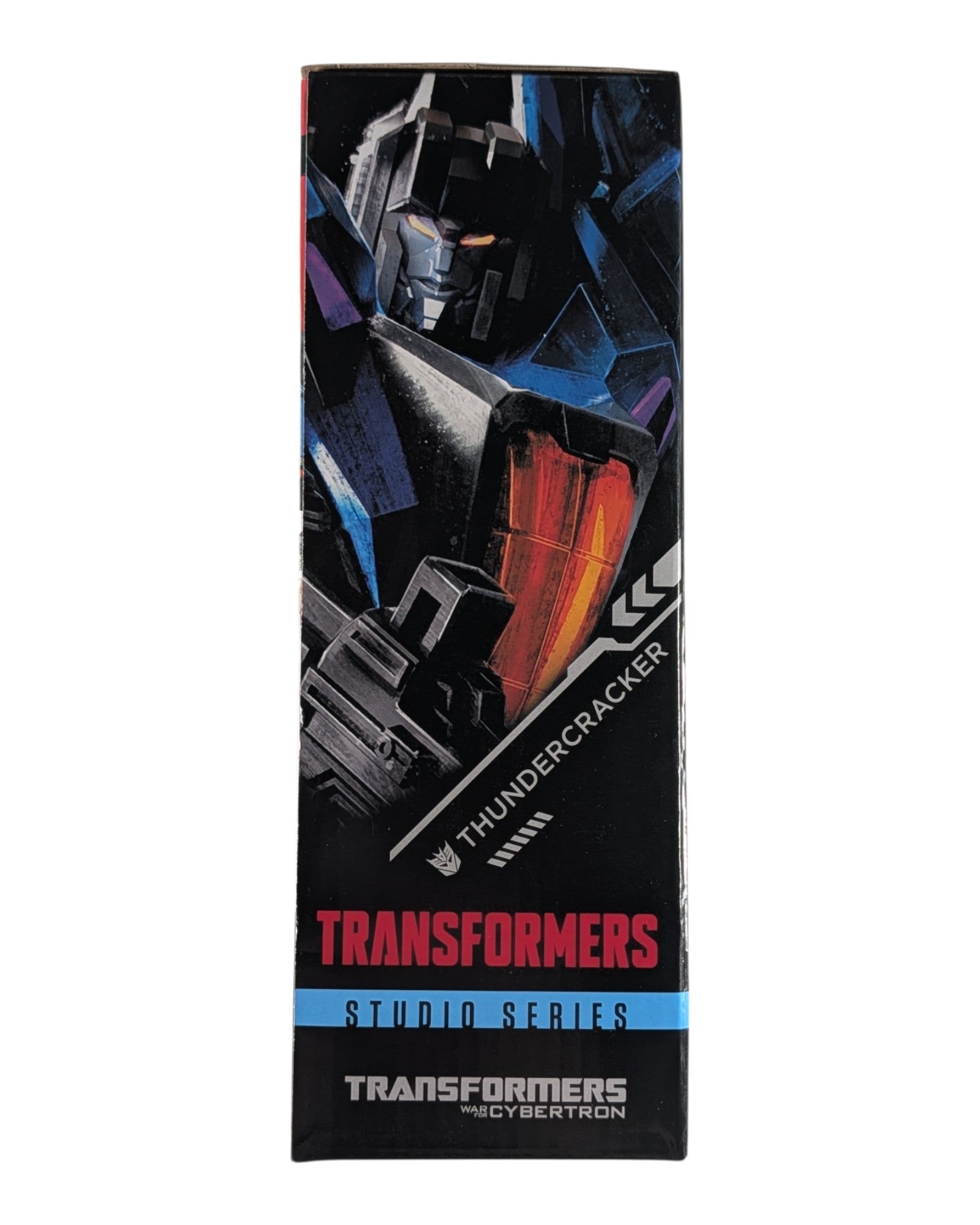Transformers Studio Series #117 War for Cybertron Thundercracker, Hasbro '25 — left edge of package