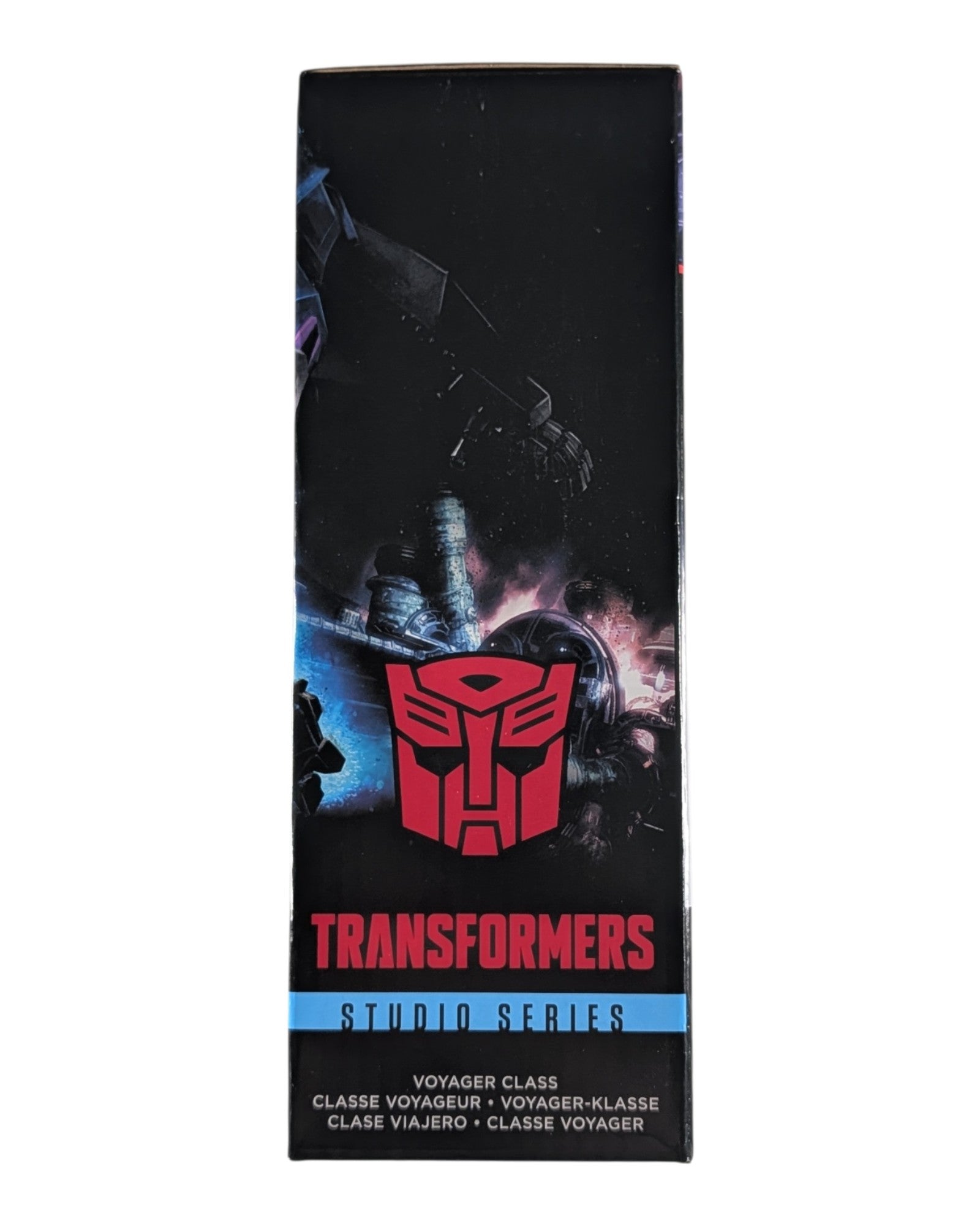 Transformers Studio Series #117 War for Cybertron Thundercracker, Hasbro '25 — right edge of package