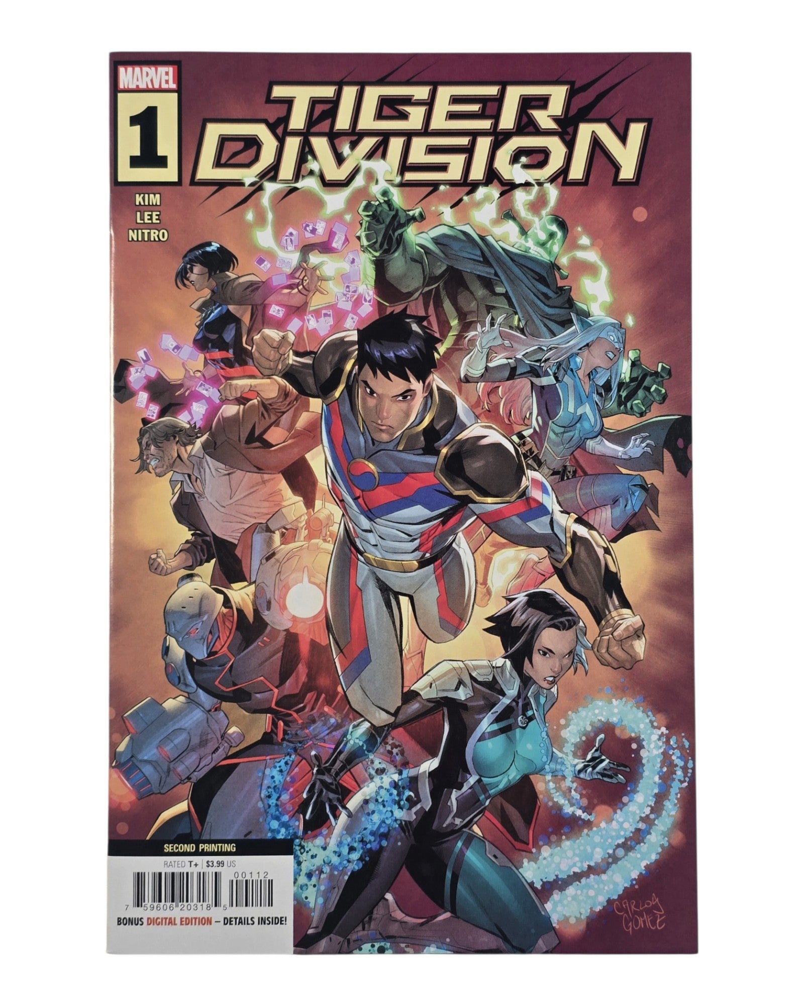 Tiger Division #1, 2nd Print, Marvel '22