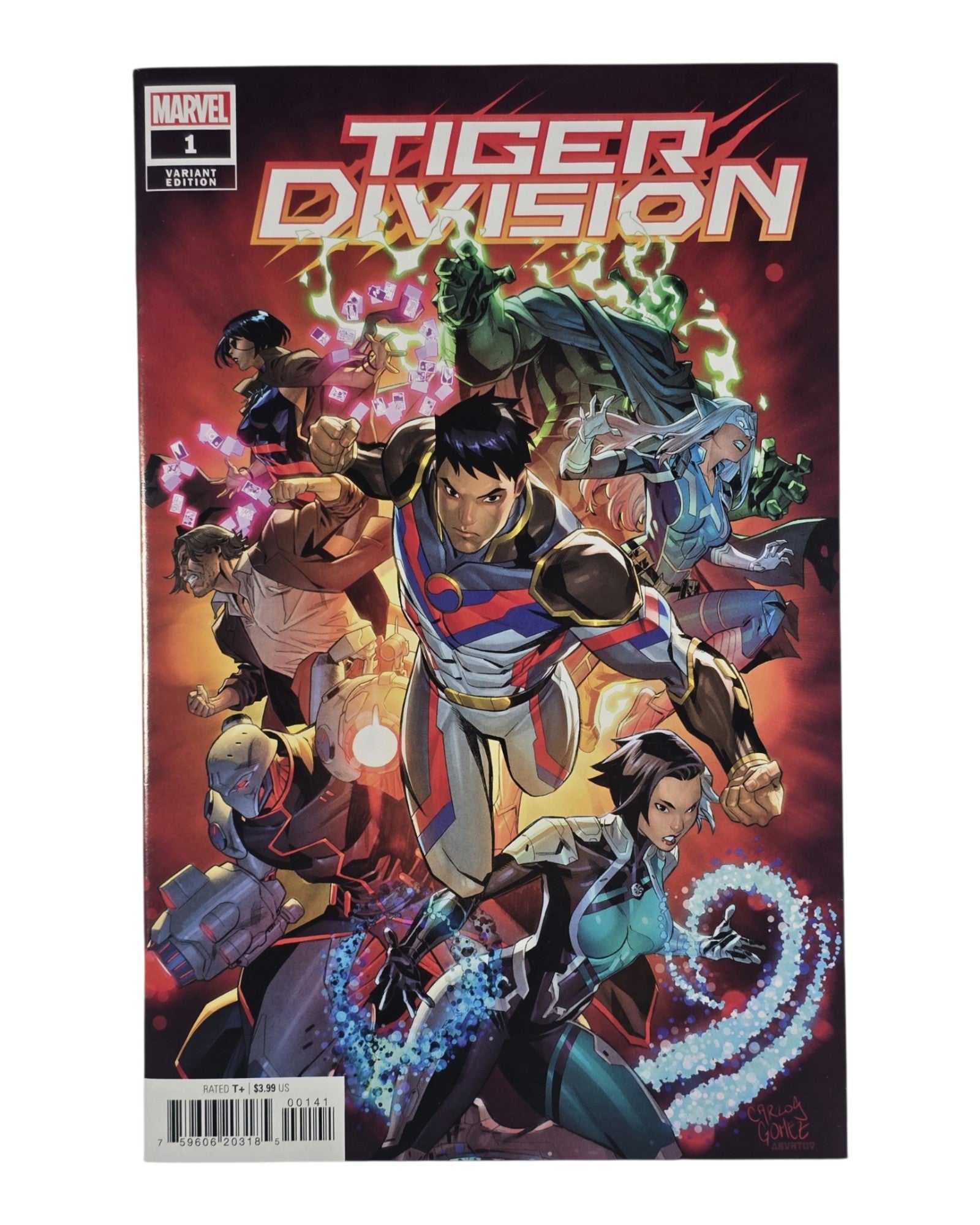 Tiger Division #1D, Carlos Gómez Cover, Marvel '22