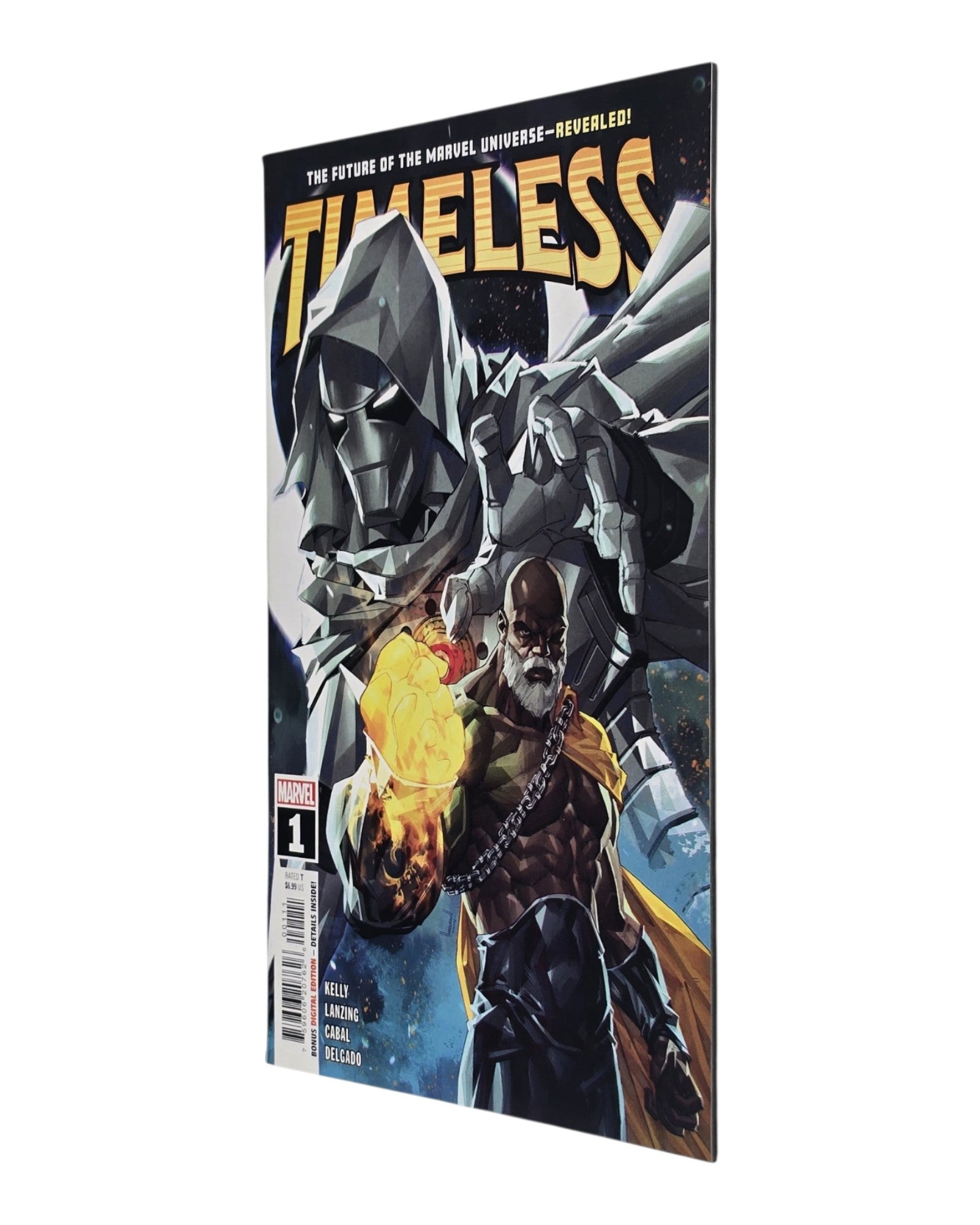 Timeless Vol. 3 #1A, Kael Ngu Cover, Marvel '23 — front cover, fore edge