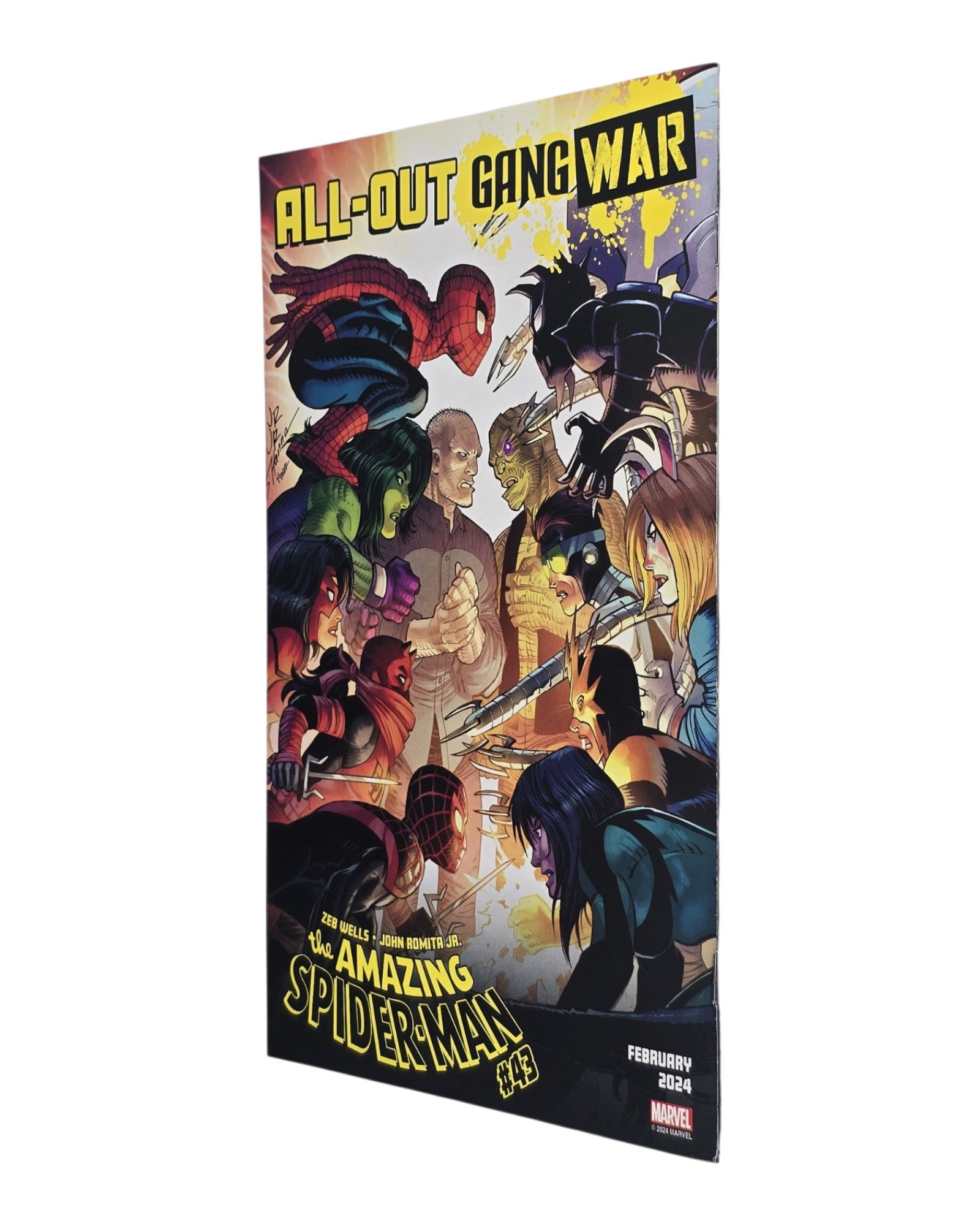 Timeless Vol. 3 #1A, Kael Ngu Cover, Marvel '23 — back cover, spine edge
