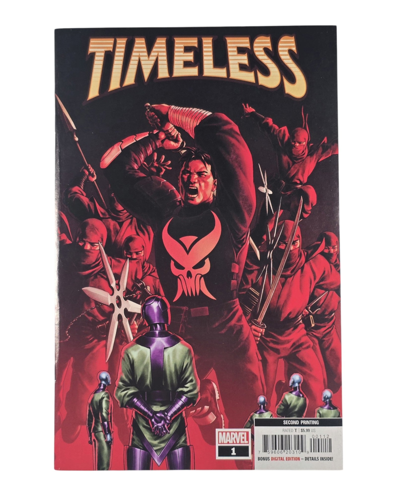 Timeless #1L, Jesús Saíz Cover, 2nd Print, Marvel '22