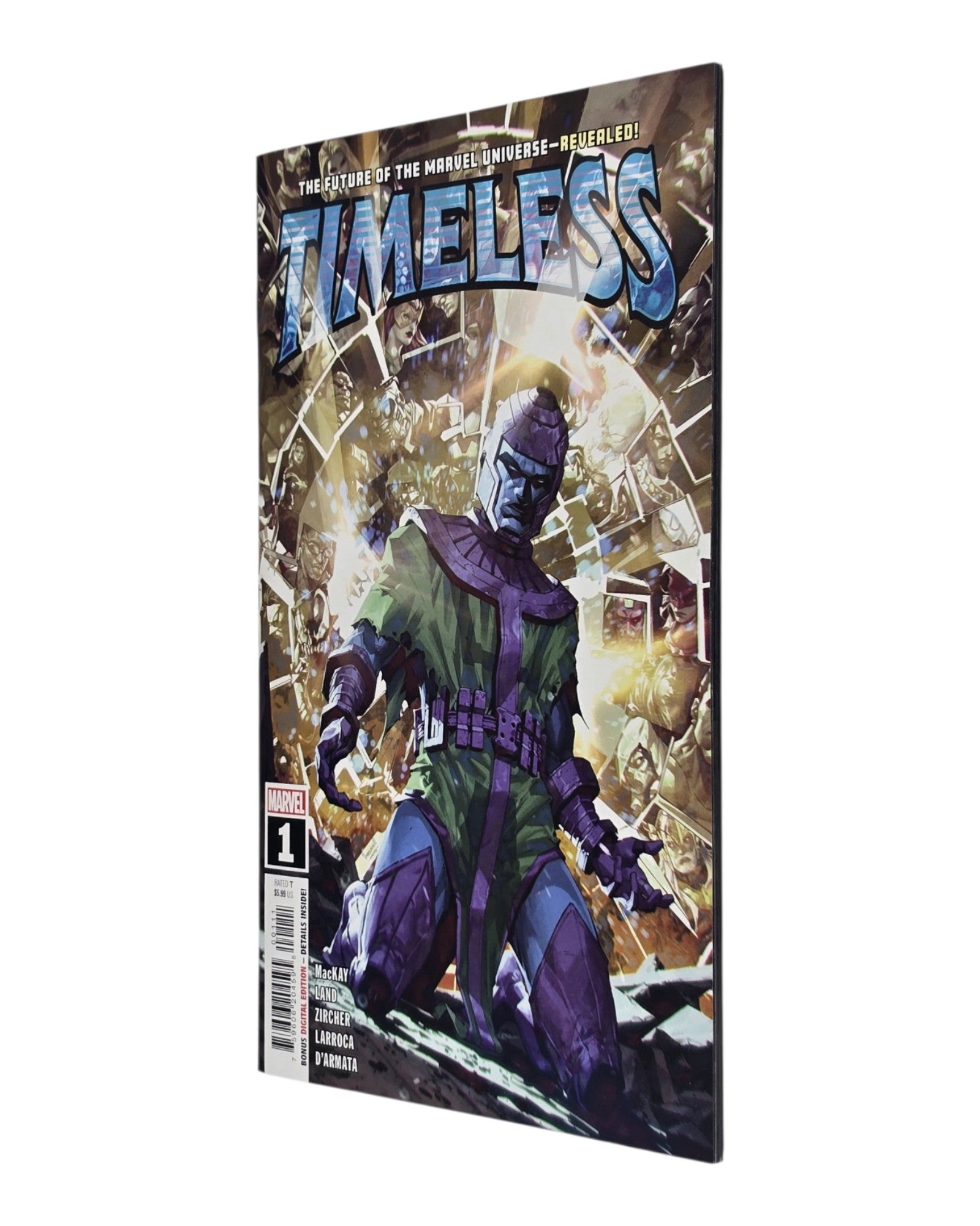 Timeless Vol. 2 #1A, Kael Ngu Cover, Marvel '22 — front cover, fore edge