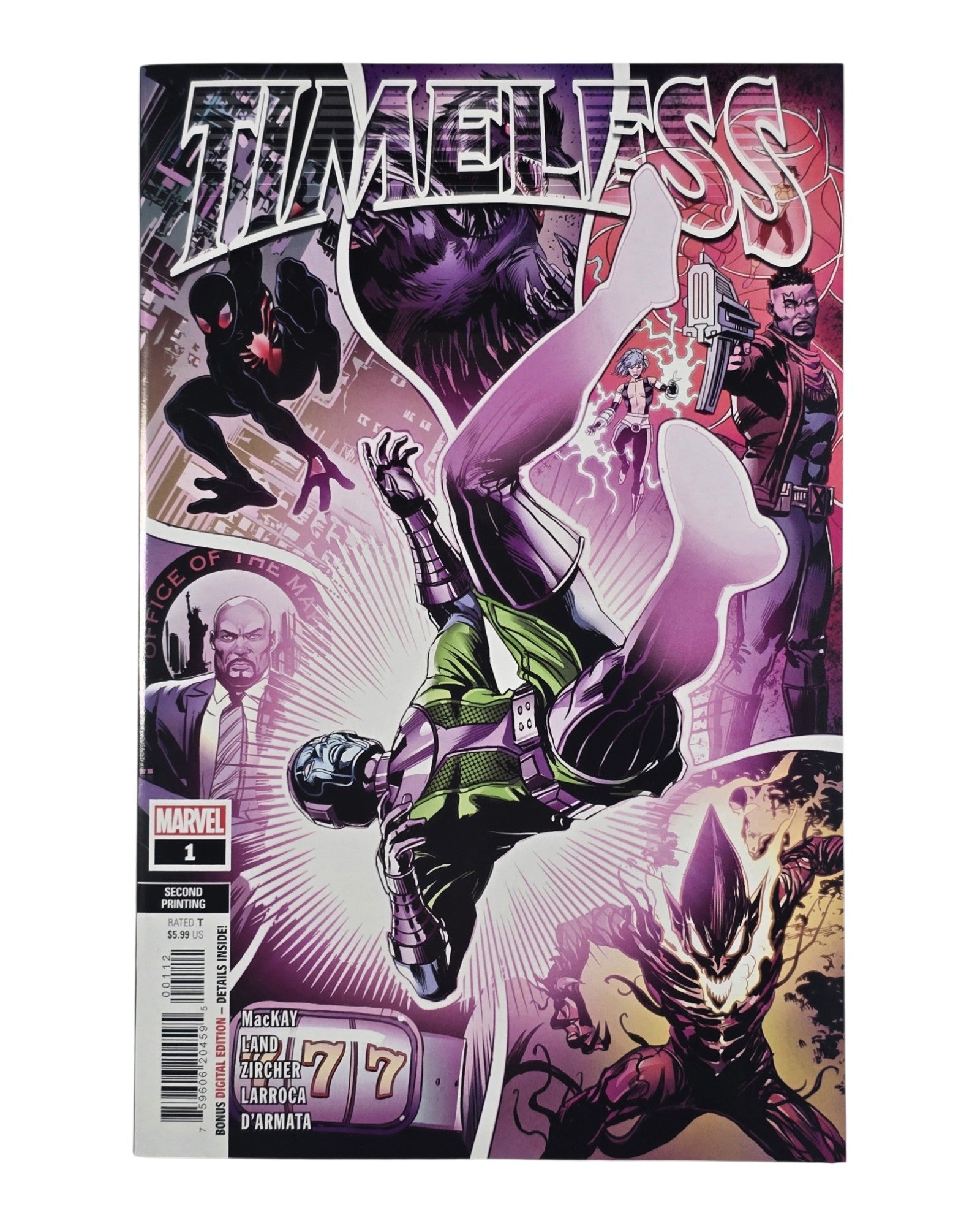 Timeless Vol. 2 #1G, Zircher Cover, 2nd Print, Marvel '23