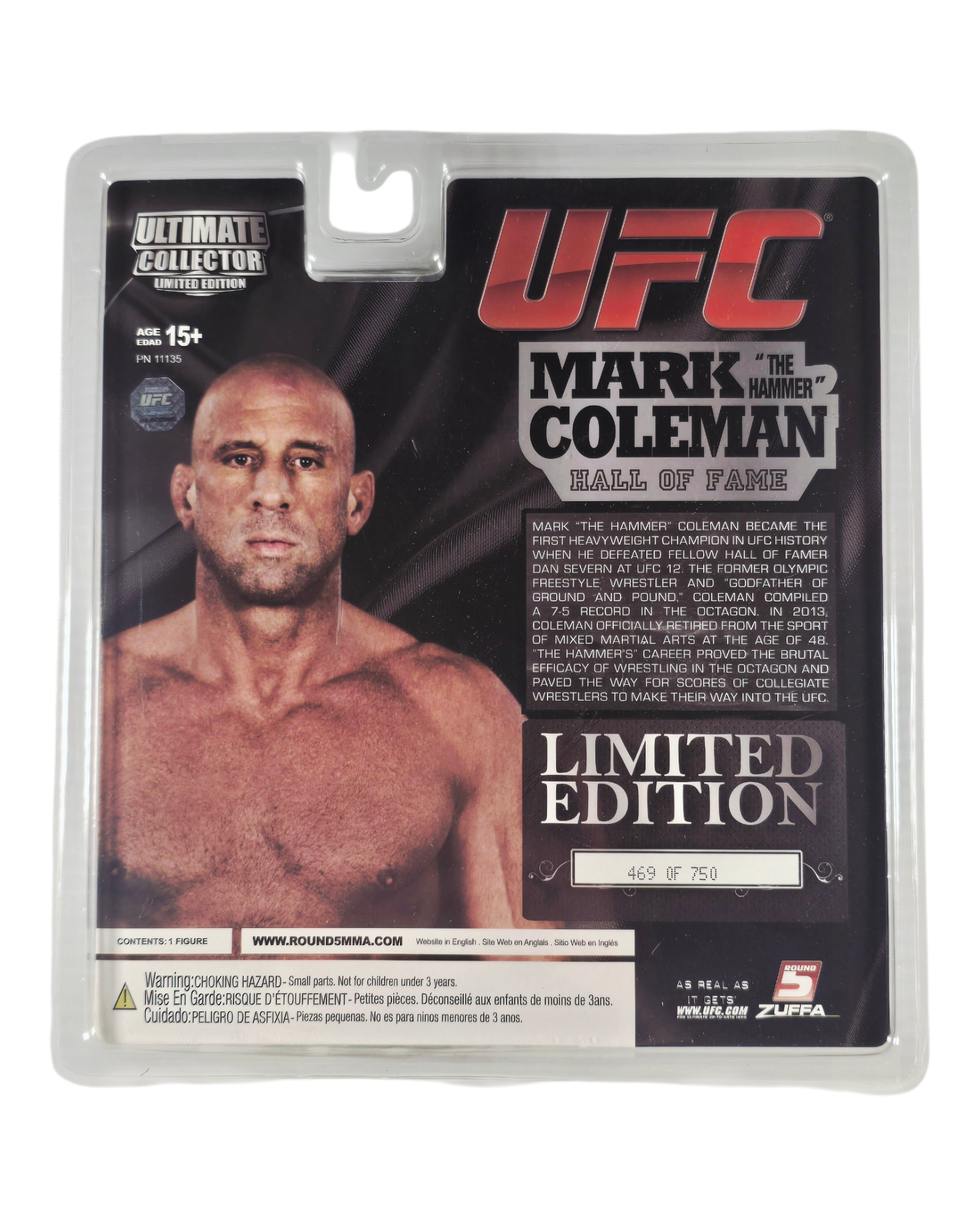 UFC Ultimate Collector Mark "The Hammer" Coleman Hall of Fame, Round 5 '13