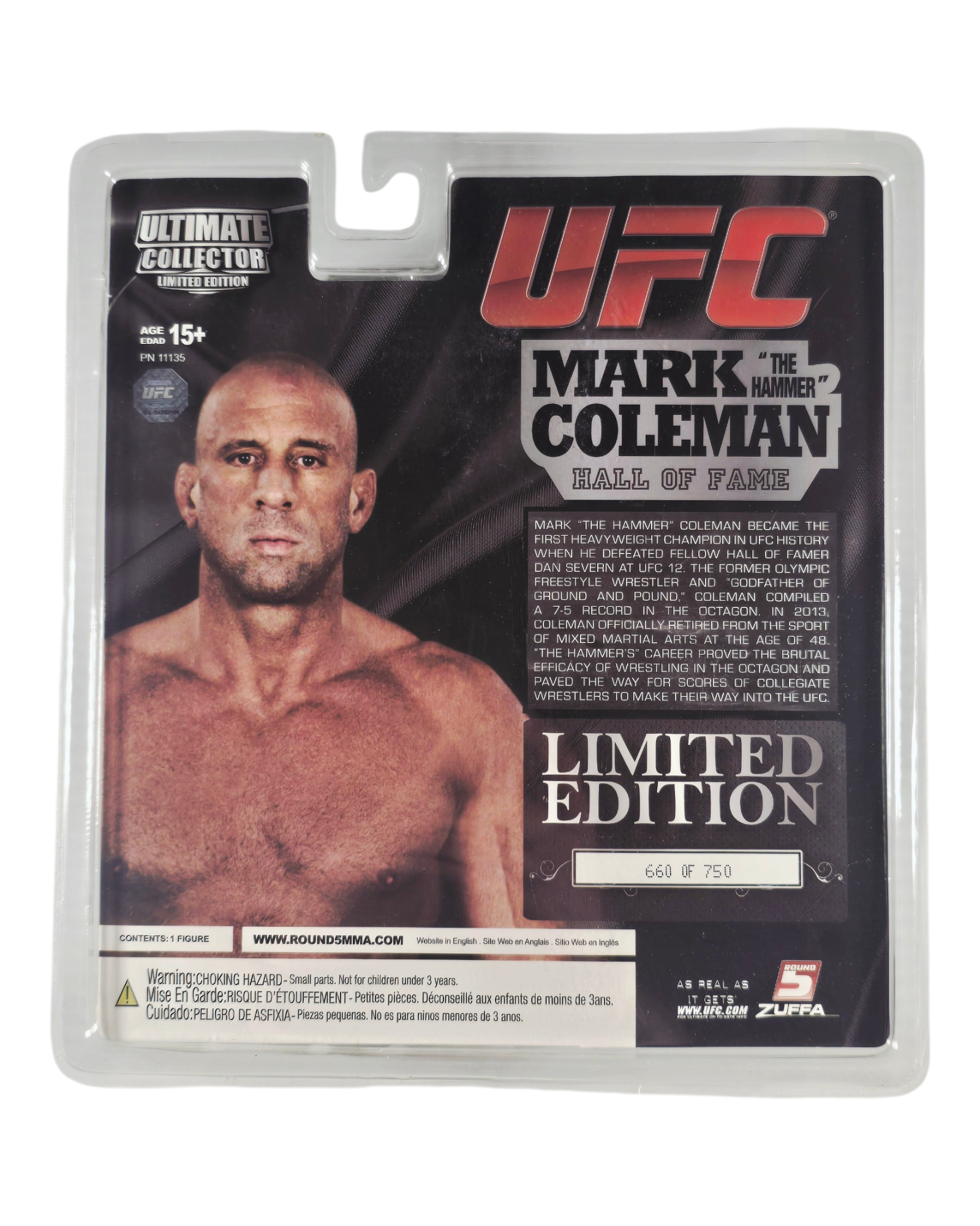 UFC Ultimate Collector Mark "The Hammer" Coleman Hall of Fame, Round 5 '13