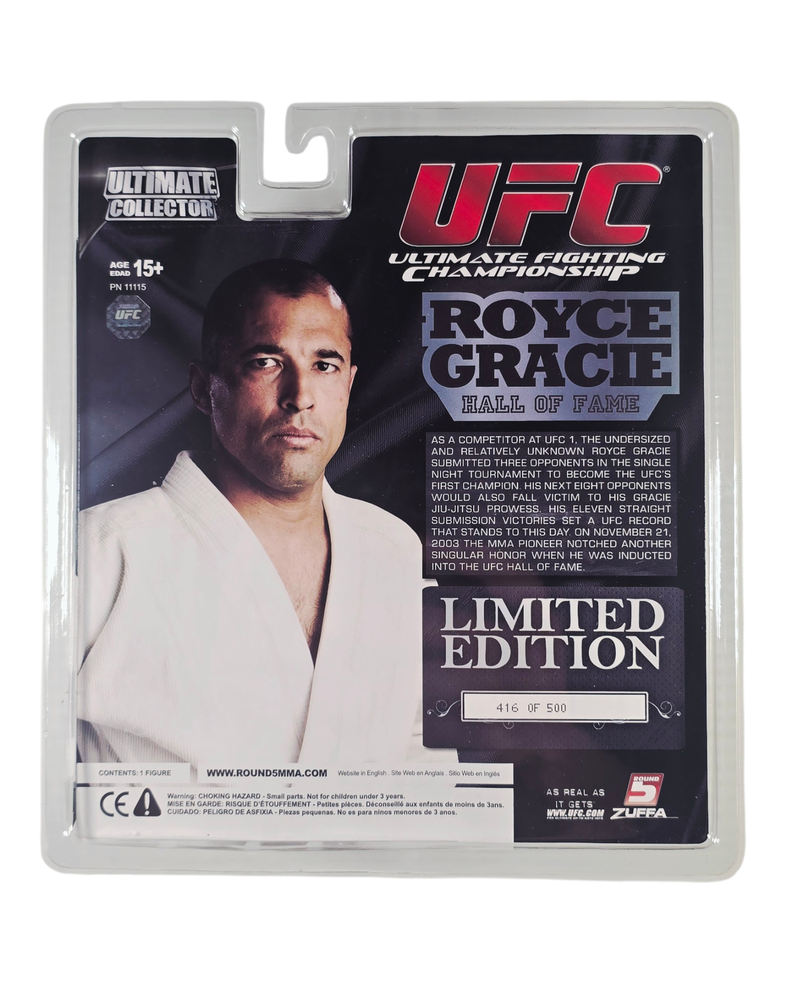 UFC Ultimate Collector Royce Gracie Hall of Fame, Round 5 '12