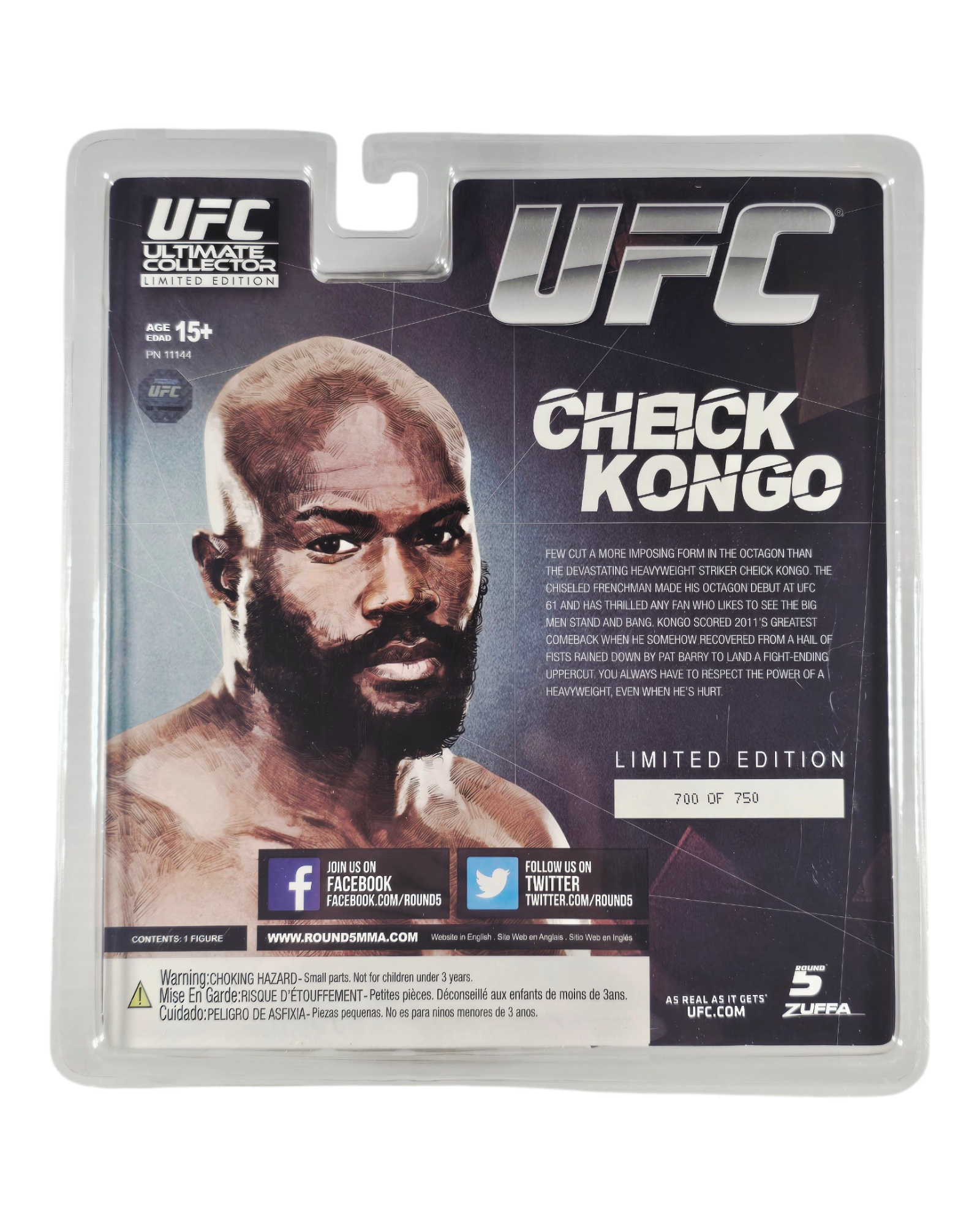 UFC Ultimate Collector Series 11 Cheick Kongo, Round 5 '12