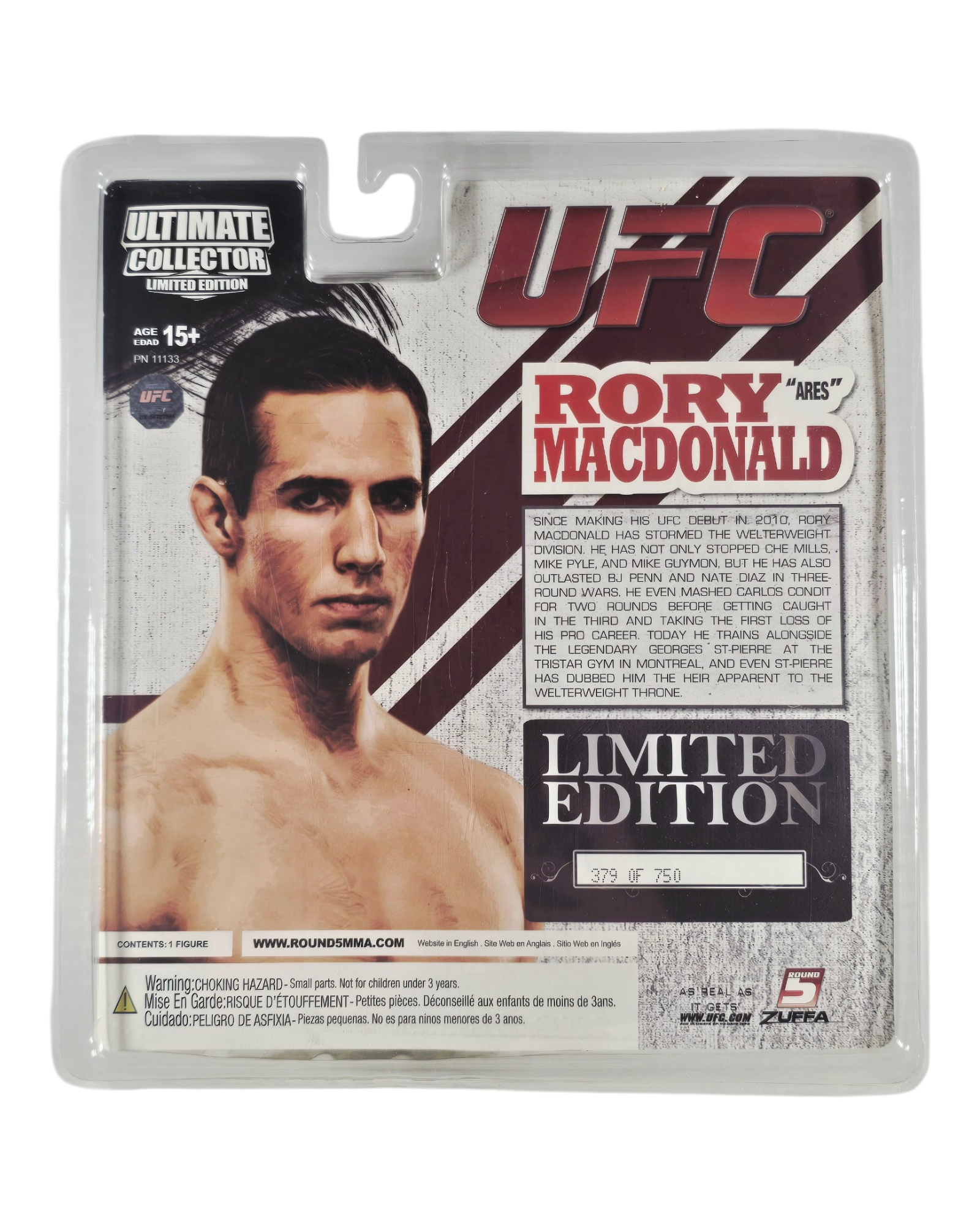 UFC Ultimate Collector Series 13 Rory "Ares" MacDonald, Round 5 '13
