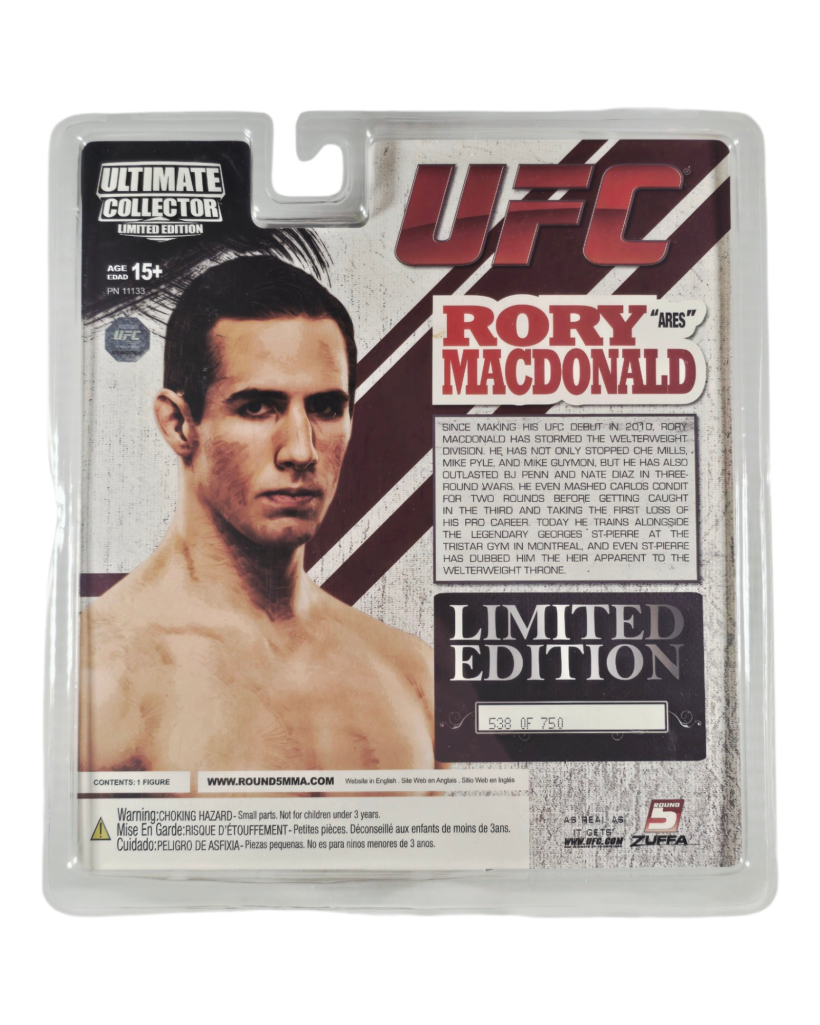 UFC Ultimate Collector Series 13 Rory "Ares" MacDonald, Round 5 '13