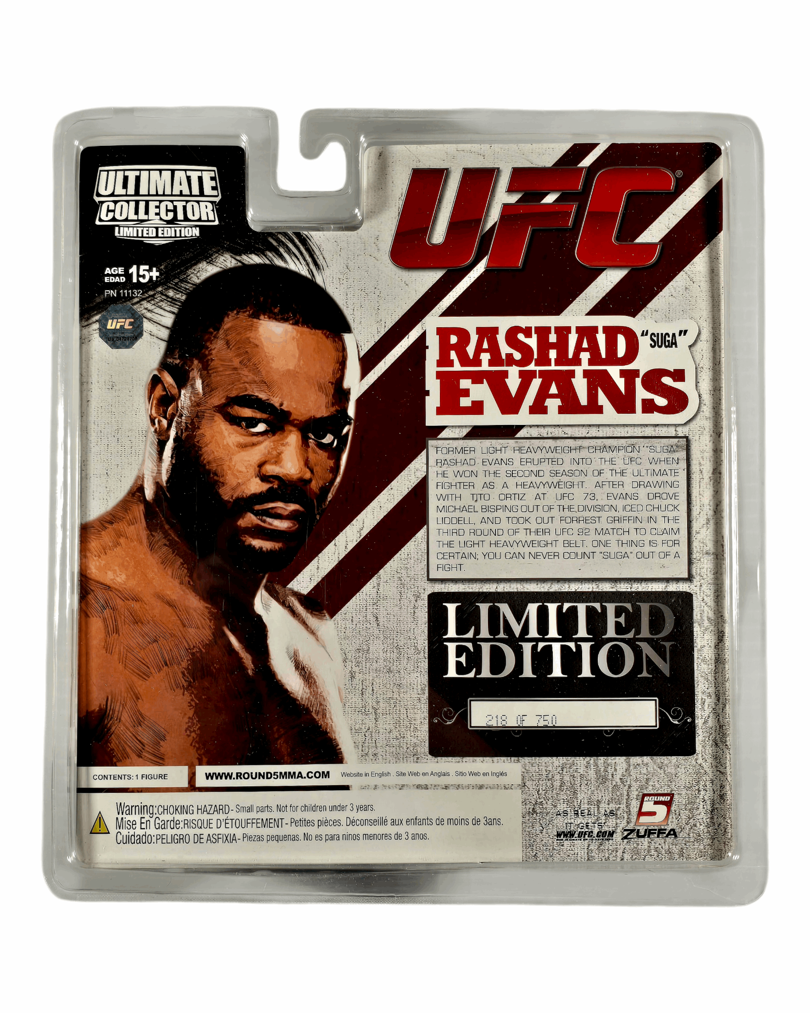 UFC Ultimate Collector Rashad "Suga" Evans, Round 5
