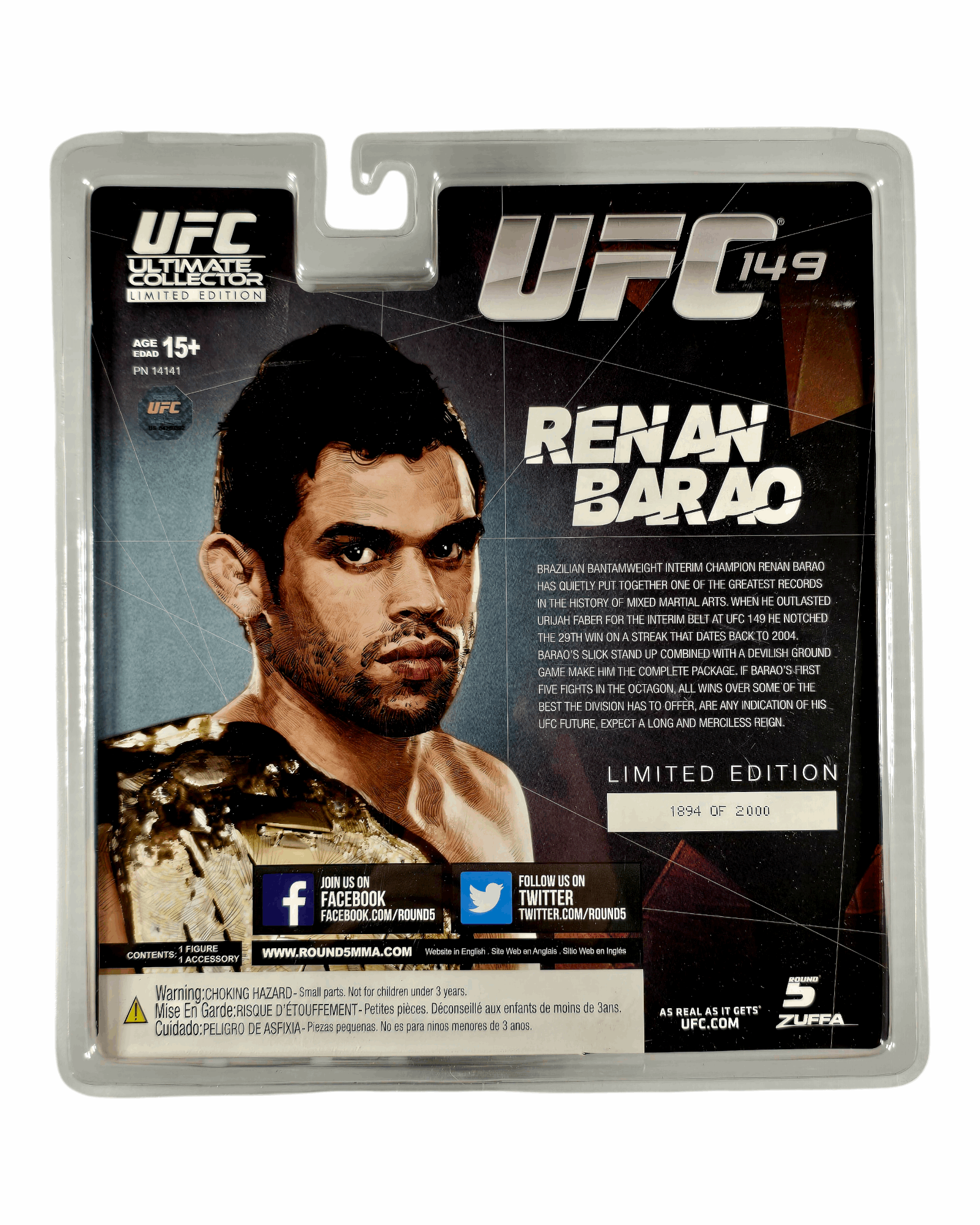 UFC Ultimate Collector Renan Barao, Round 5